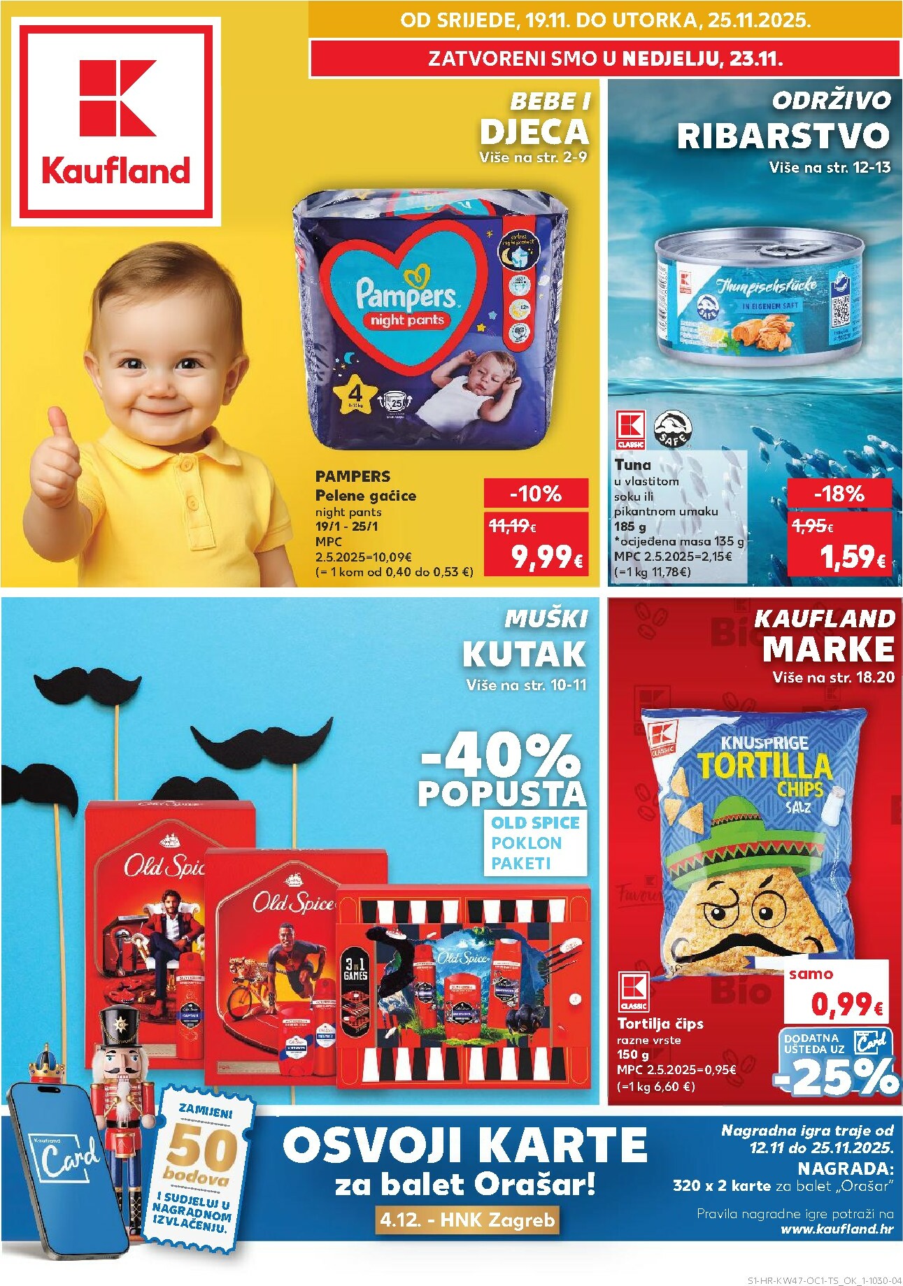 kaufland - Prelistajte katalog Kaufland - Osvoji karte, vrijedi od 19.11. do 25.11.