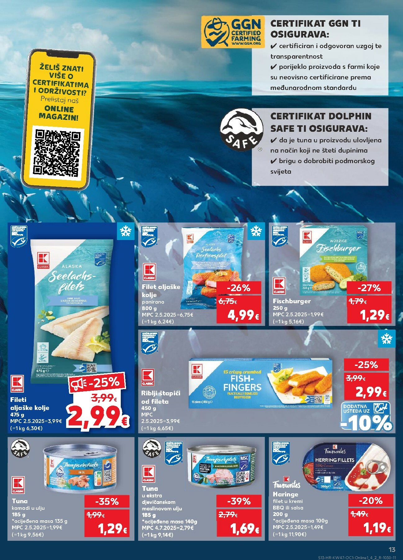 kaufland - Prelistajte katalog Kaufland - Osvoji karte, vrijedi od 19.11. do 25.11. - page: 13