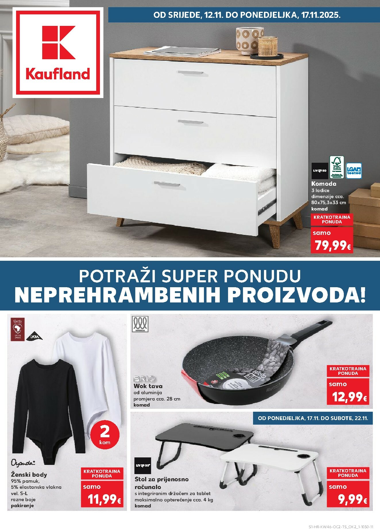 kaufland - Prelistajte katalog Kaufland - Neprehrambenih proizvoda, vrijedi od 12.11. do 17.11.