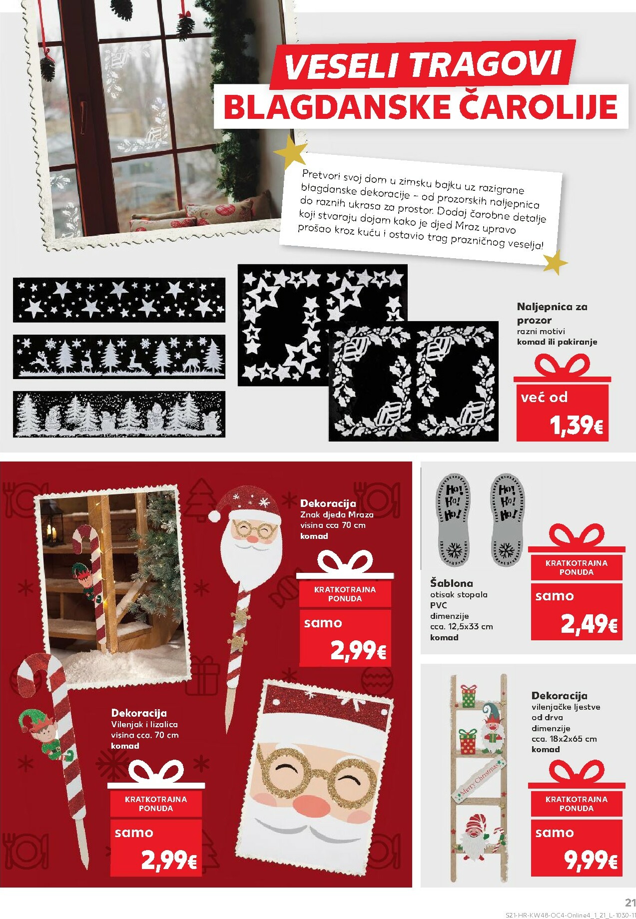 kaufland - Prelistajte katalog Kaufland - Blagdani u twom domu, vrijedi od 26.11. do 26.12. - page: 21