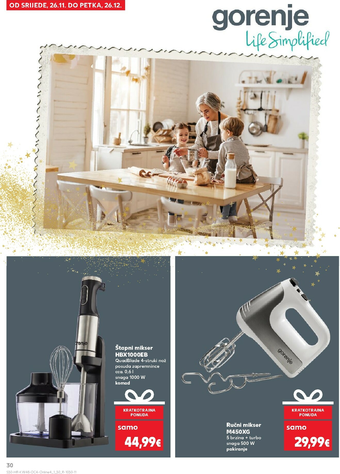 kaufland - Prelistajte katalog Kaufland - Blagdani u twom domu, vrijedi od 26.11. do 26.12. - page: 30