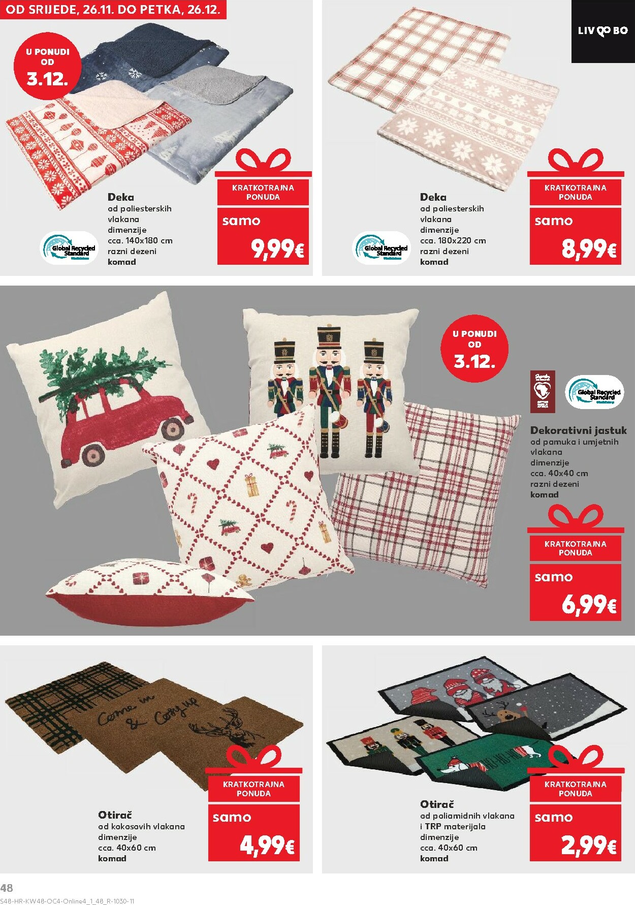 kaufland - Prelistajte katalog Kaufland - Blagdani u twom domu, vrijedi od 26.11. do 26.12. - page: 48