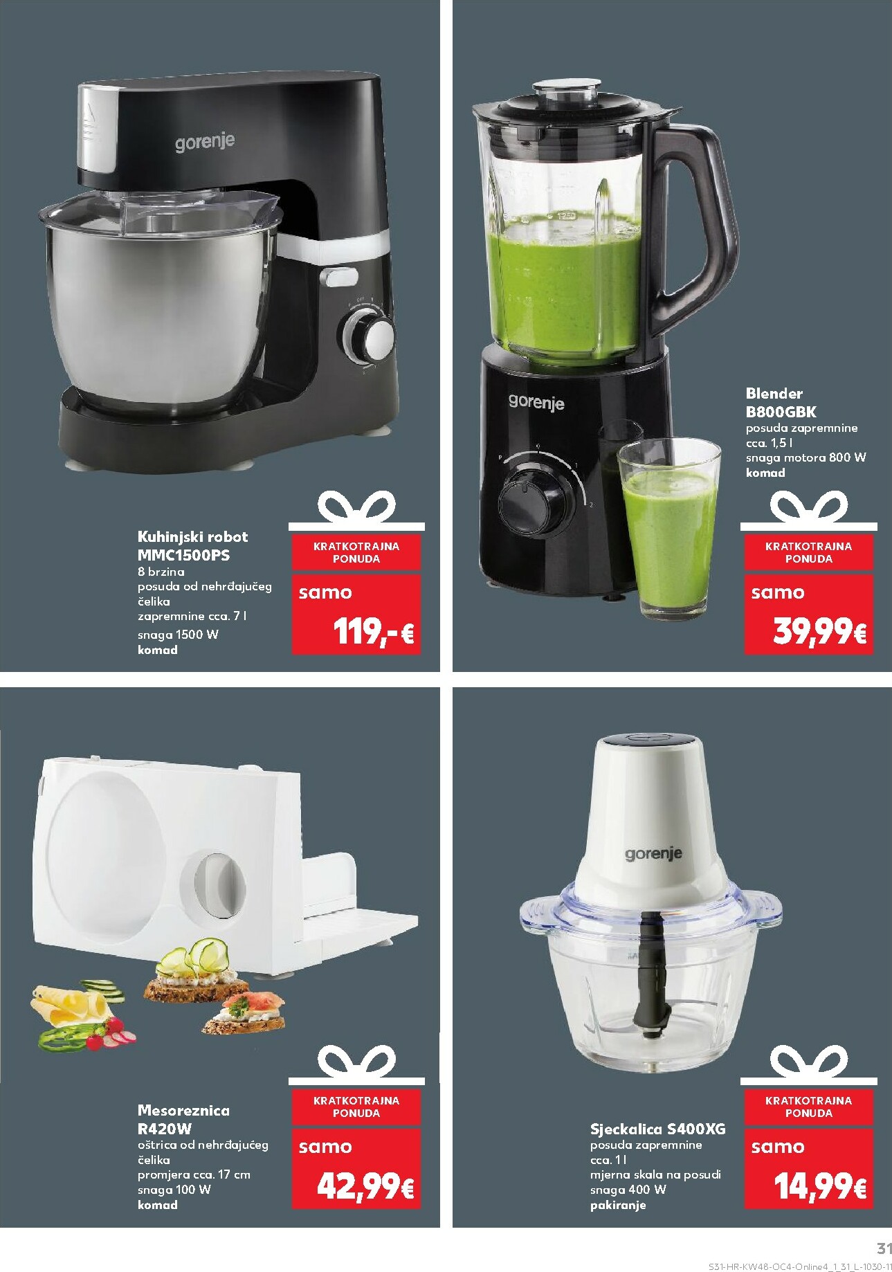 kaufland - Prelistajte katalog Kaufland - Blagdani u twom domu, vrijedi od 26.11. do 26.12. - page: 31