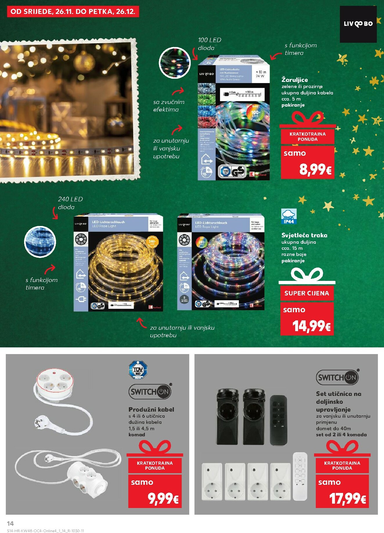 kaufland - Prelistajte katalog Kaufland - Blagdani u twom domu, vrijedi od 26.11. do 26.12. - page: 14