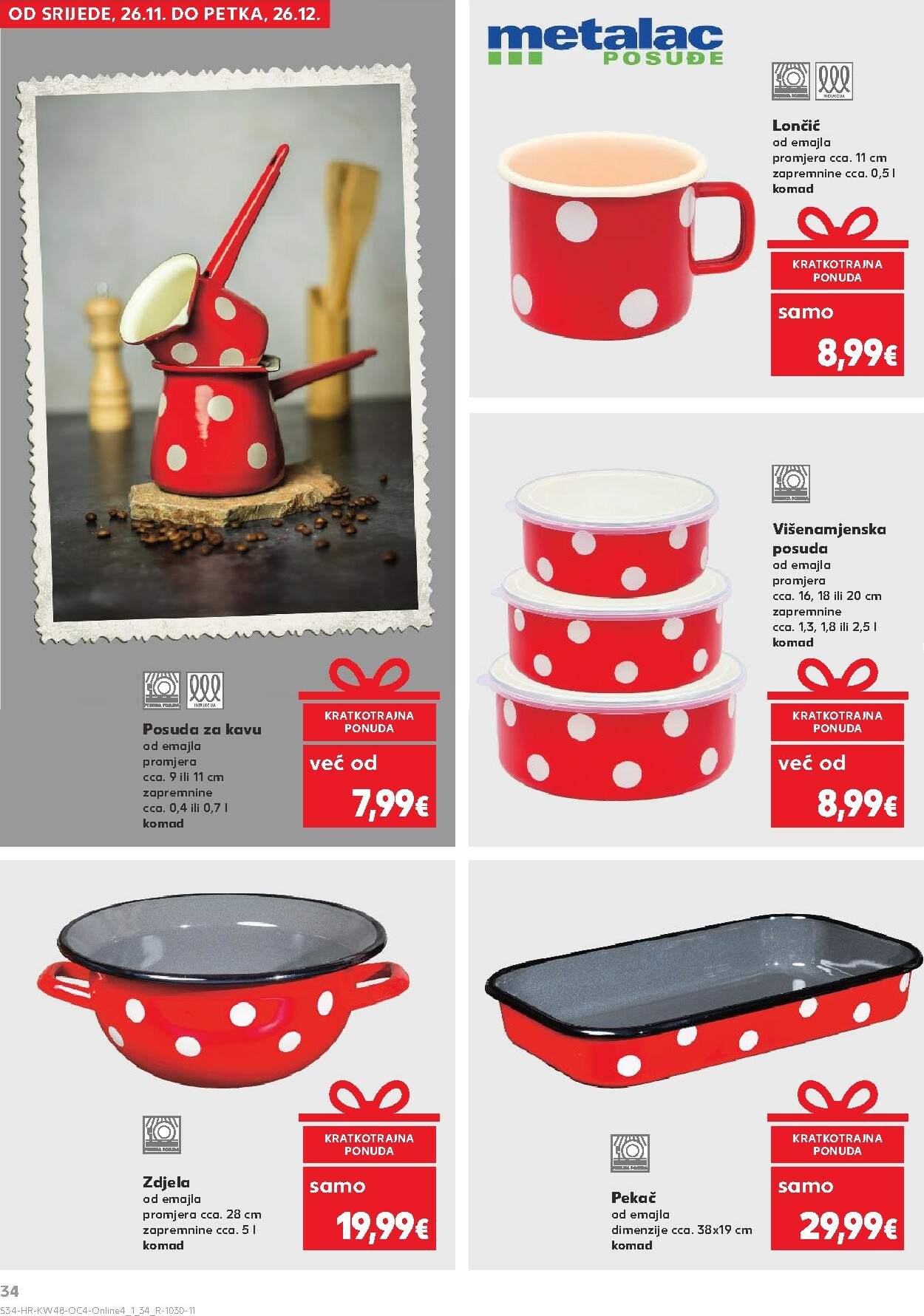 kaufland - Prelistajte katalog Kaufland - Blagdani u twom domu, vrijedi od 26.11. do 26.12. - page: 34