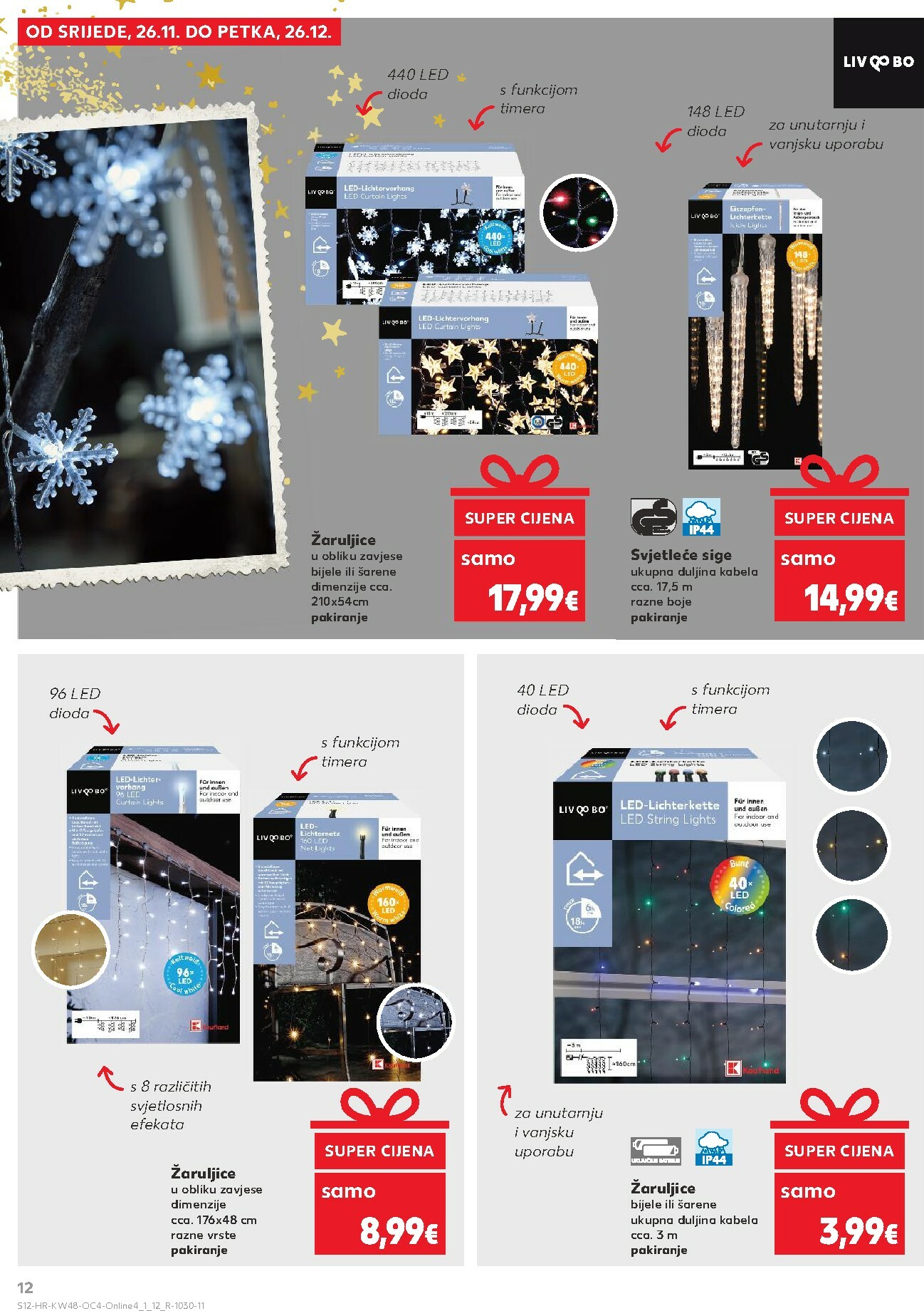 kaufland - Prelistajte katalog Kaufland - Blagdani u twom domu, vrijedi od 26.11. do 26.12. - page: 12