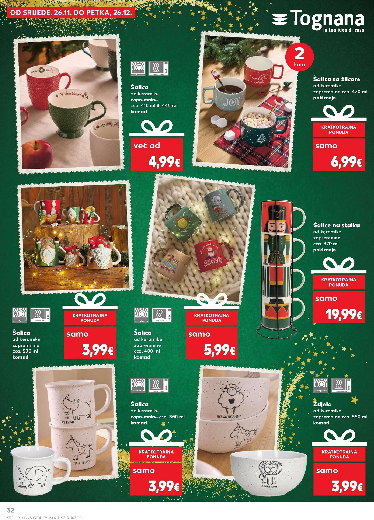 kaufland - Prelistajte katalog Kaufland - Blagdani u twom domu, vrijedi od 26.11. do 26.12. - page: 32