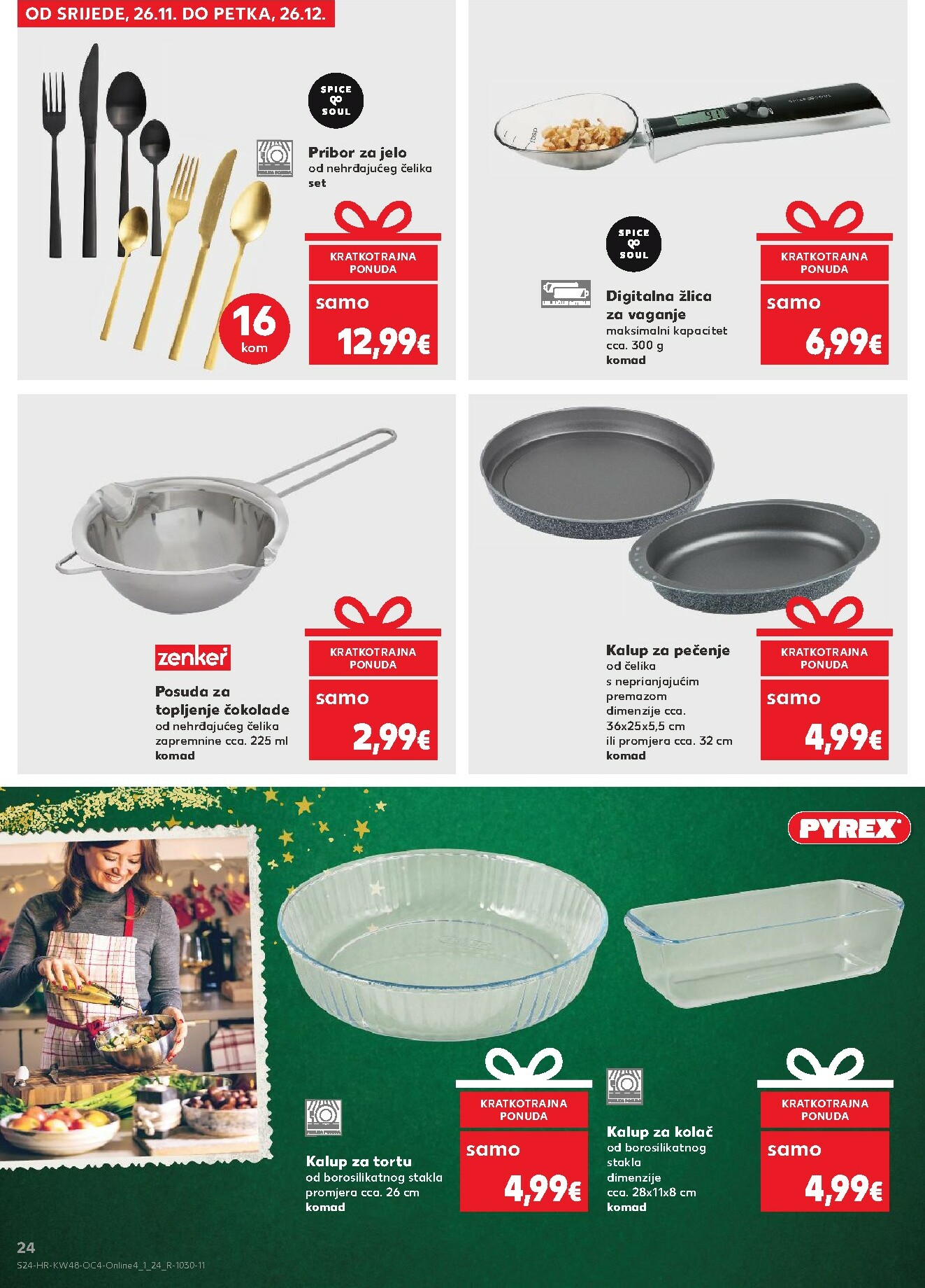 kaufland - Prelistajte katalog Kaufland - Blagdani u twom domu, vrijedi od 26.11. do 26.12. - page: 24
