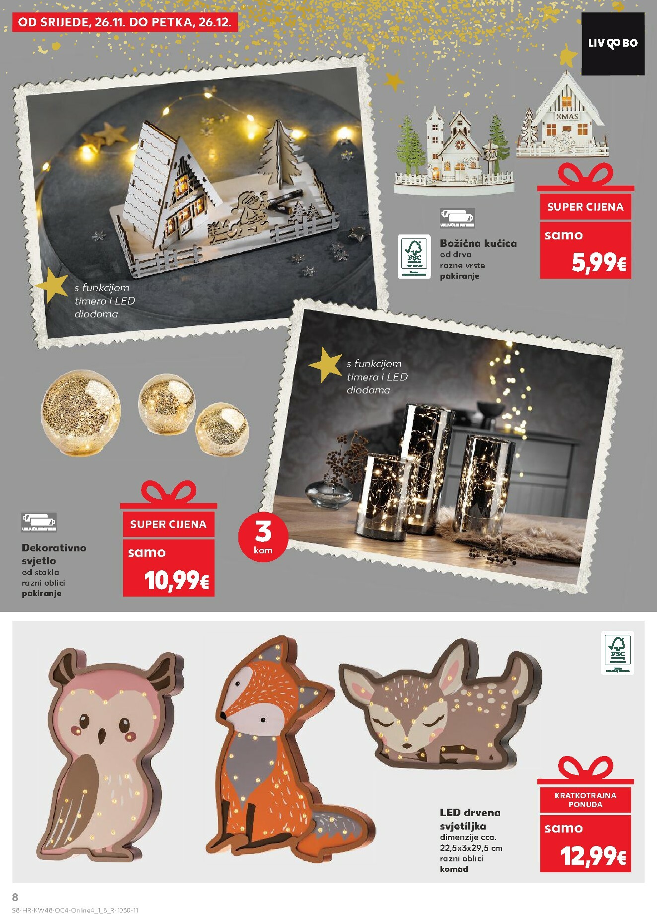 kaufland - Prelistajte katalog Kaufland - Blagdani u twom domu, vrijedi od 26.11. do 26.12. - page: 8