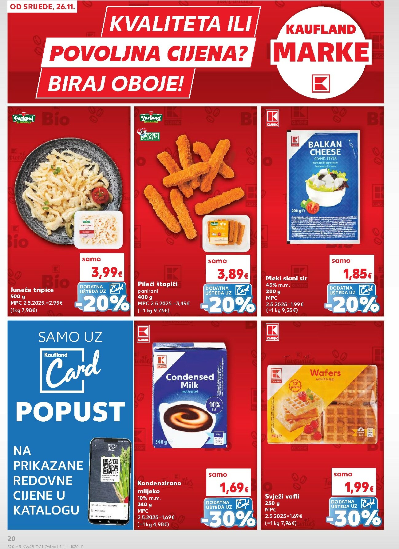 kaufland - Prelistajte katalog Kaufland - Želiš još bogatiju ponudu, vrijedi od 26.11. do 02.12. - page: 20