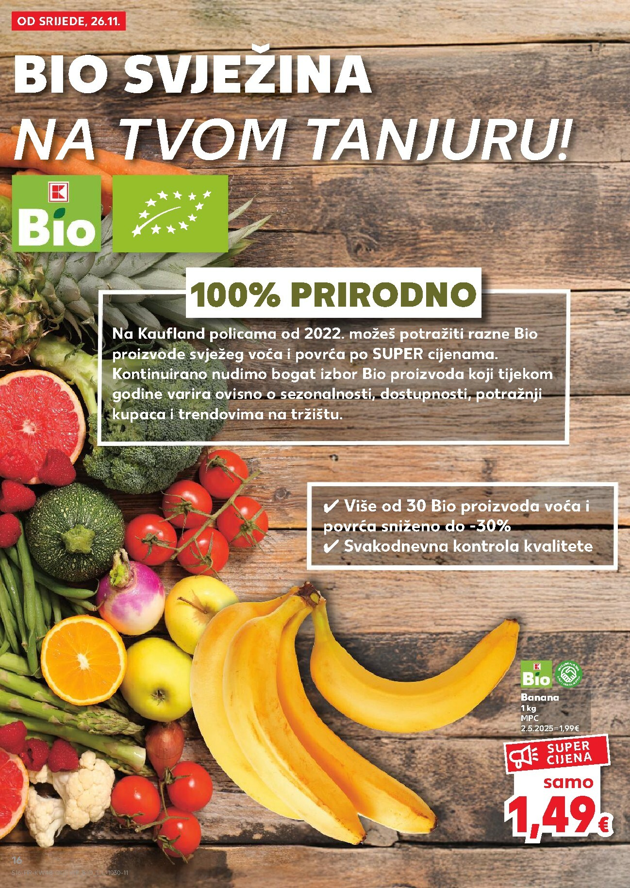 kaufland - Prelistajte katalog Kaufland - Želiš još bogatiju ponudu, vrijedi od 26.11. do 02.12. - page: 16