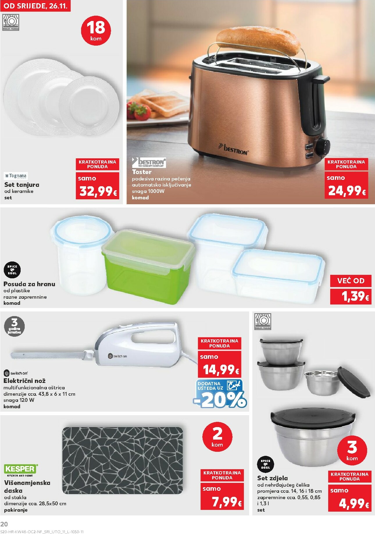 kaufland - Prelistajte katalog Kaufland - Neprehrambenih proizvoda, vrijedi od 26.11. do 02.12. - page: 20