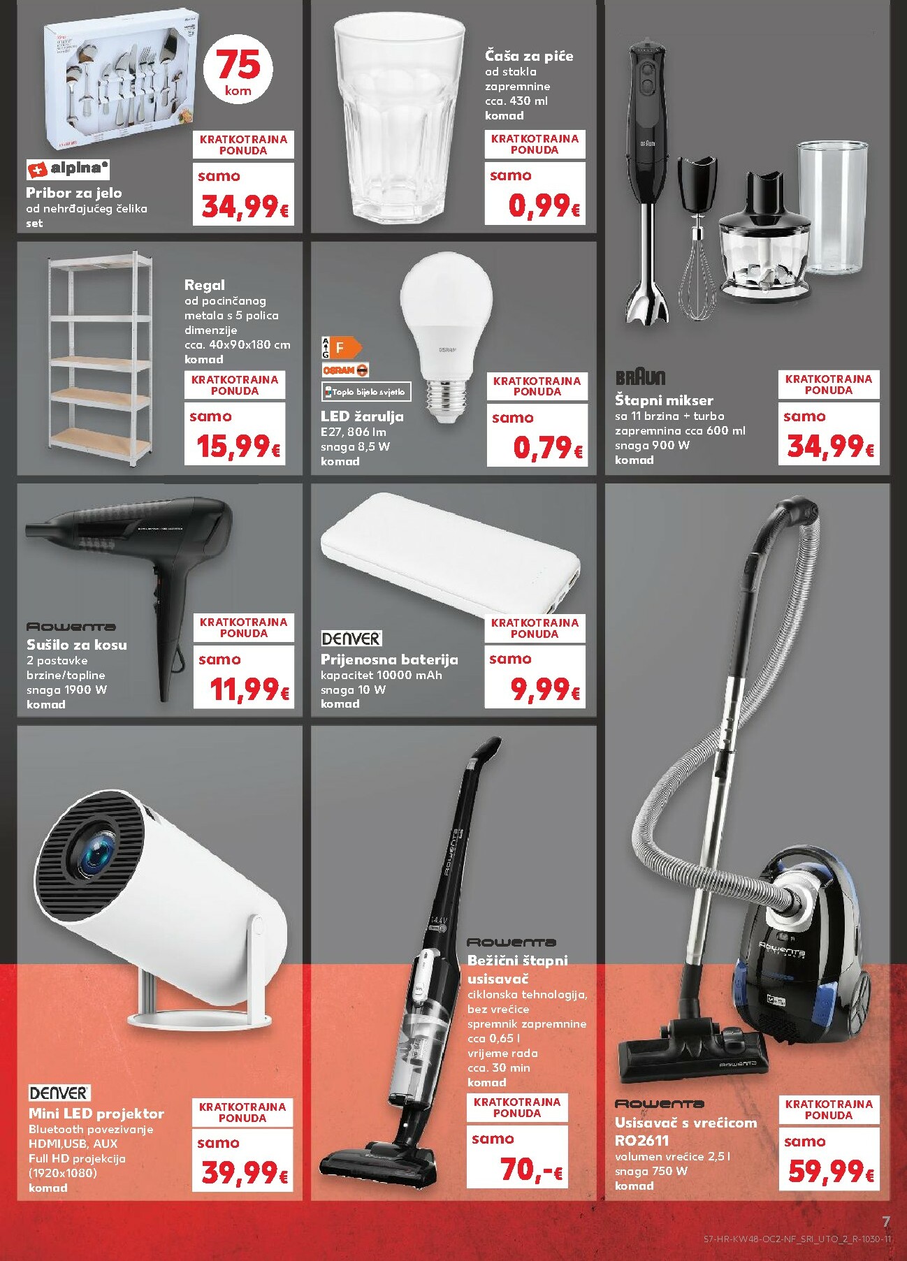 kaufland - Prelistajte katalog Kaufland - Neprehrambenih proizvoda, vrijedi od 26.11. do 02.12. - page: 7