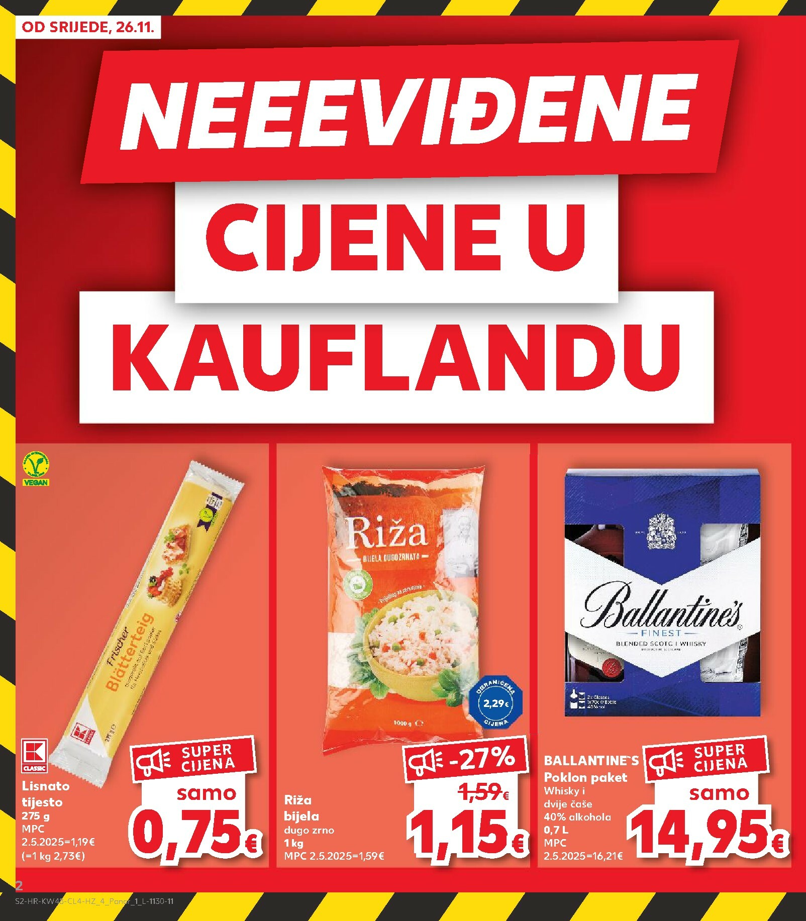 kaufland - Prelistajte katalog Kaufland - Cijene, vrijedi od 26.11. do 02.12. - page: 2