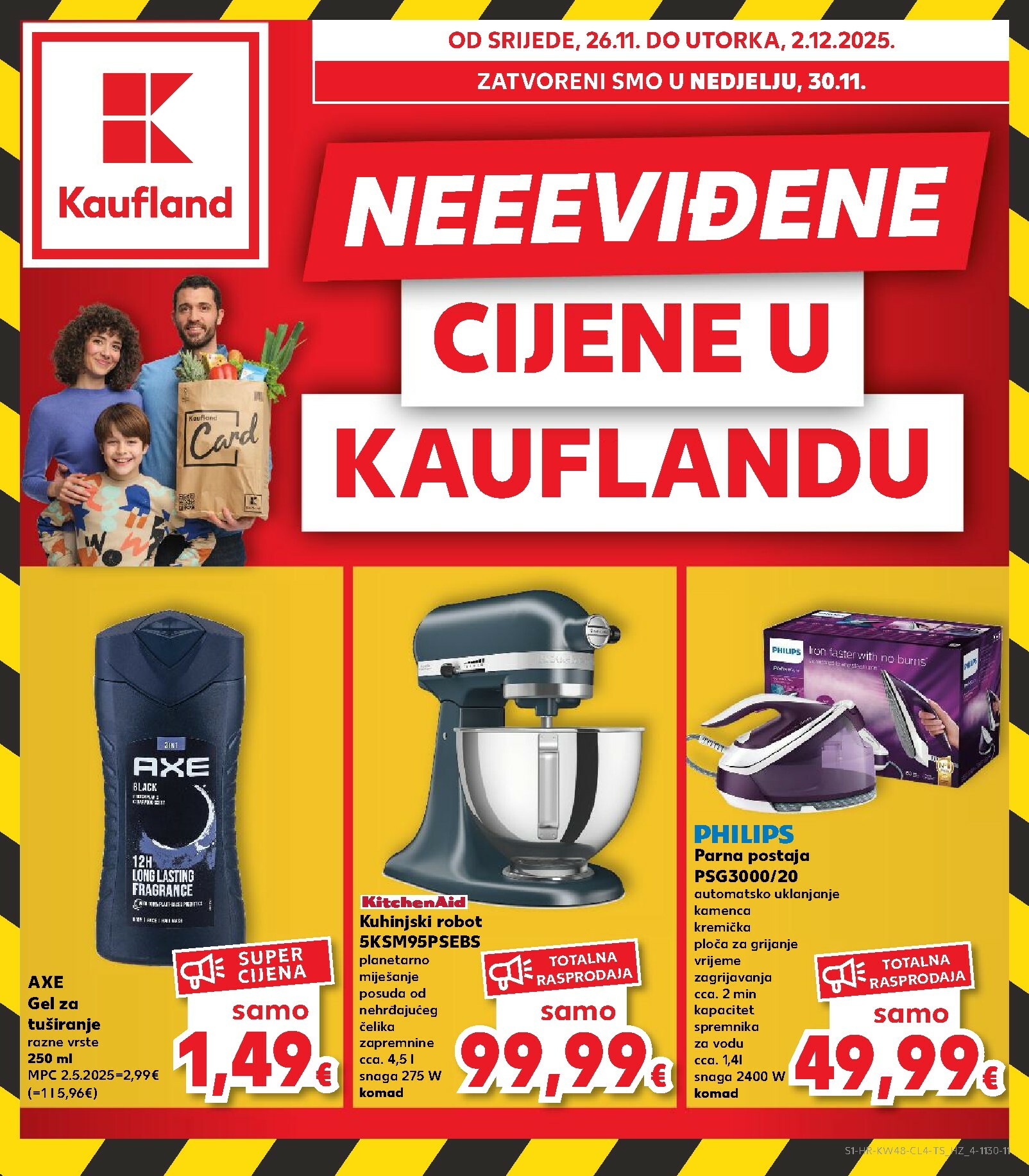 kaufland - Prelistajte katalog Kaufland - Cijene, vrijedi od 26.11. do 02.12.