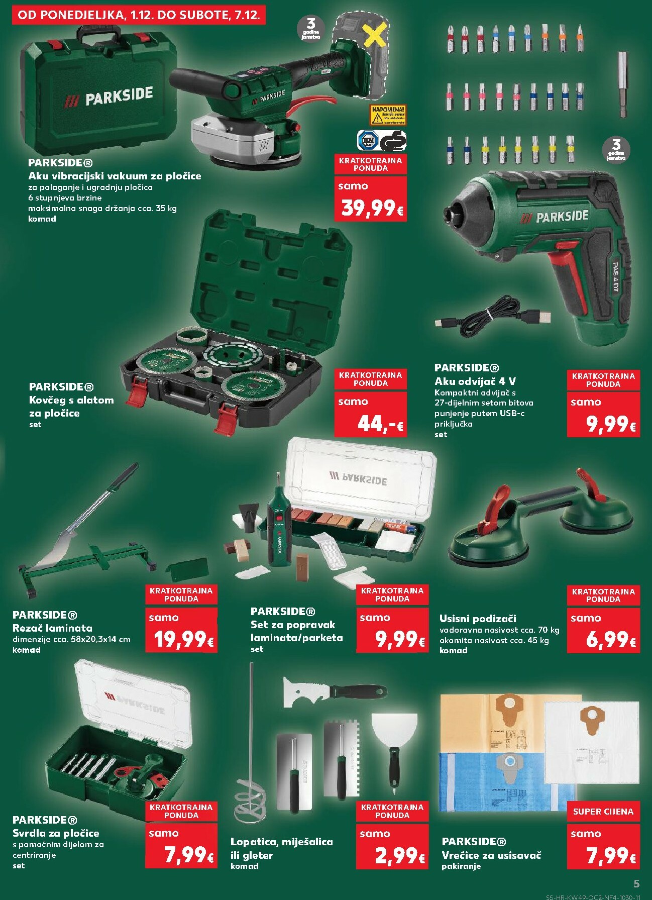 kaufland - Prelistajte katalog Kaufland - Neprehrambenih proizvoda, vrijedi od 03.12. do 09.12. - page: 5