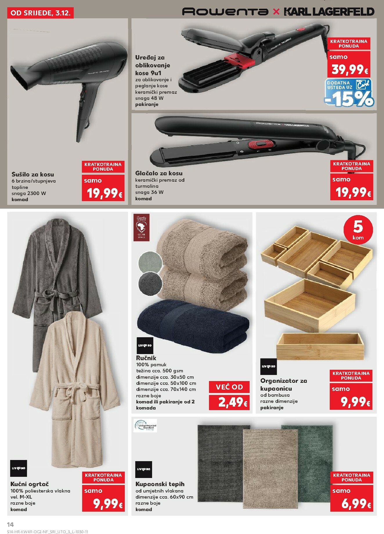 kaufland - Prelistajte katalog Kaufland - Neprehrambenih proizvoda, vrijedi od 03.12. do 09.12. - page: 14