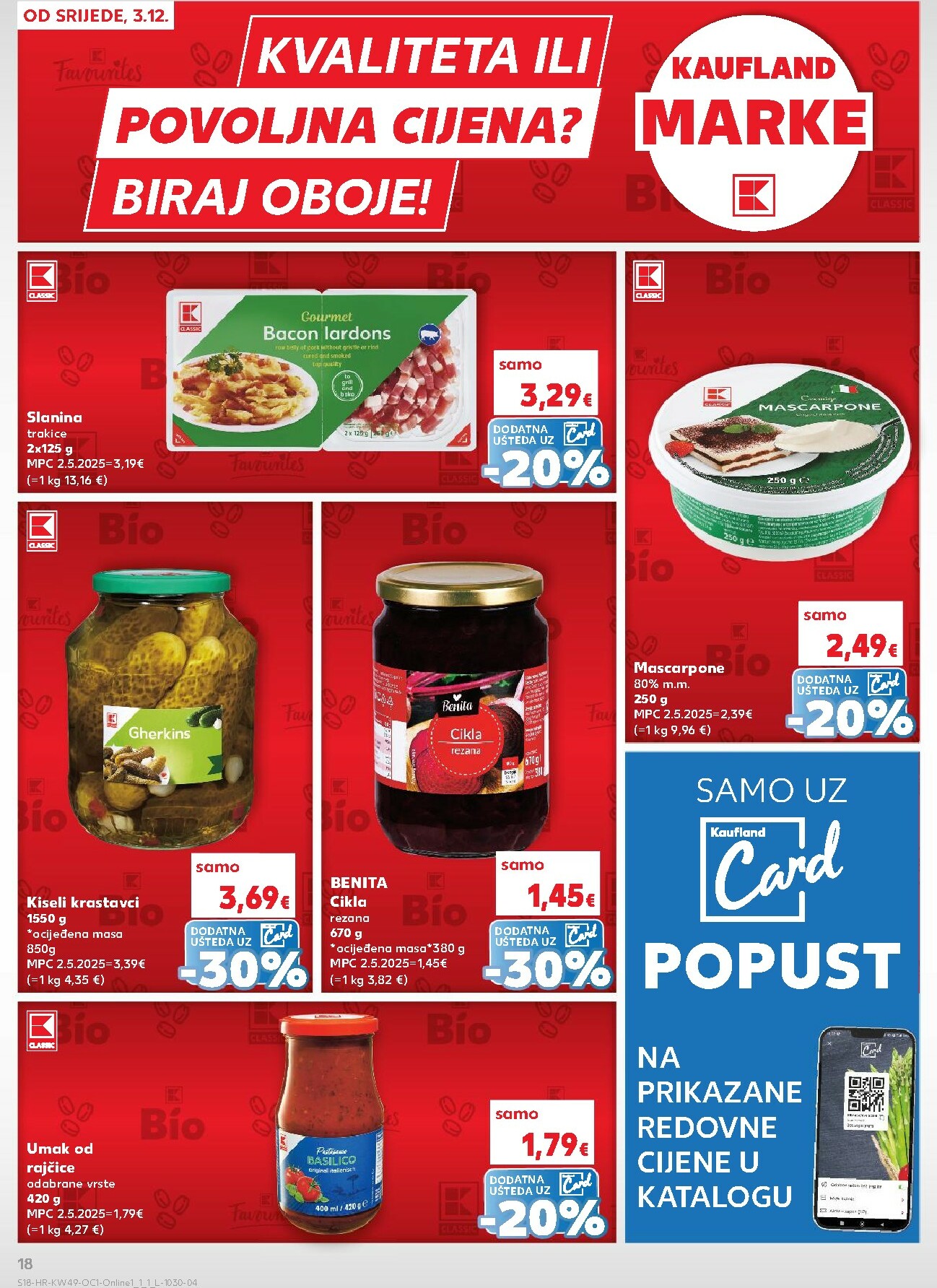 kaufland - Prelistajte katalog Kaufland - Želiš još bogatiju ponudu, vrijedi od 03.12. do 09.12. - page: 18
