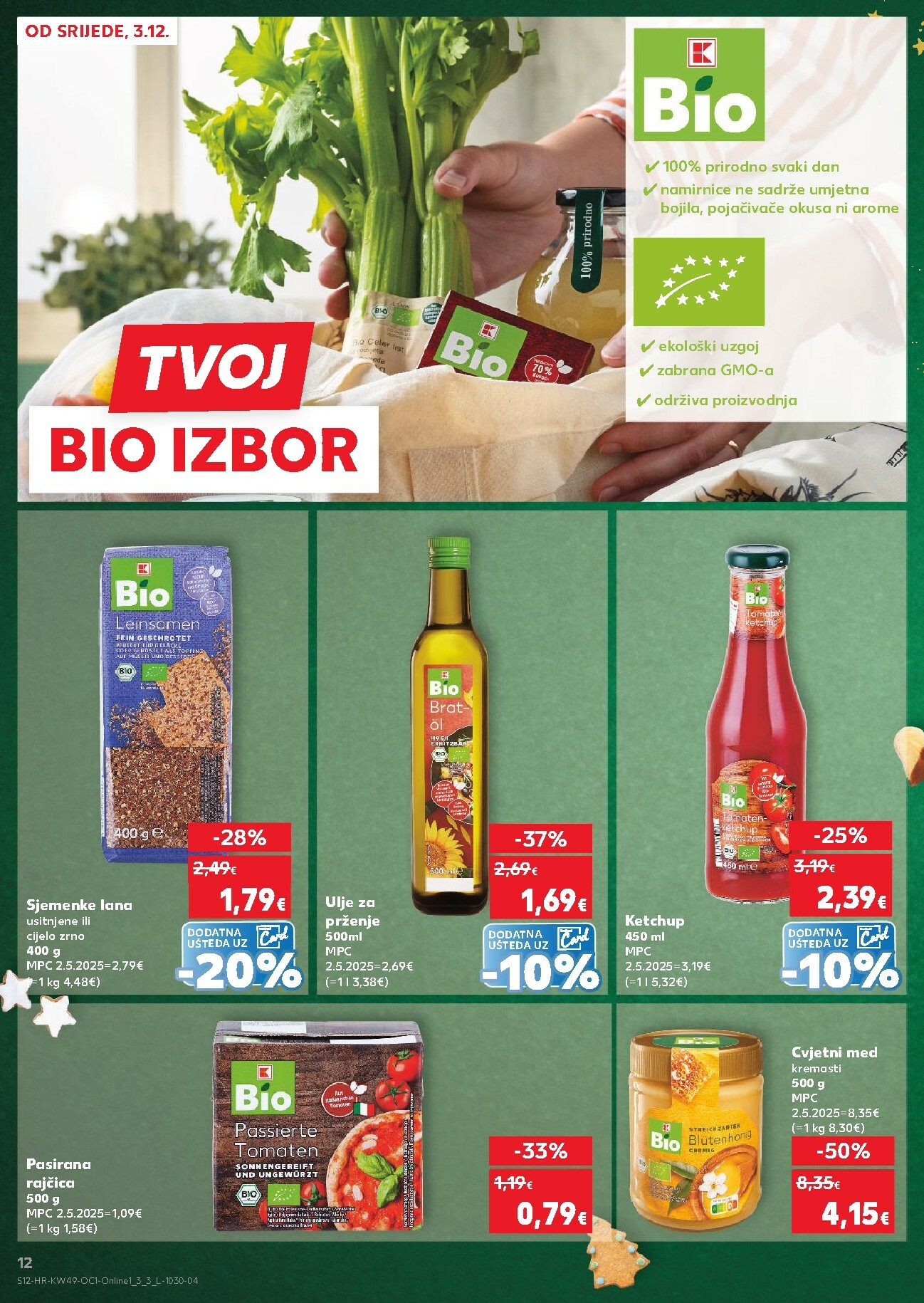 kaufland - Prelistajte katalog Kaufland - Želiš još bogatiju ponudu, vrijedi od 03.12. do 09.12. - page: 12