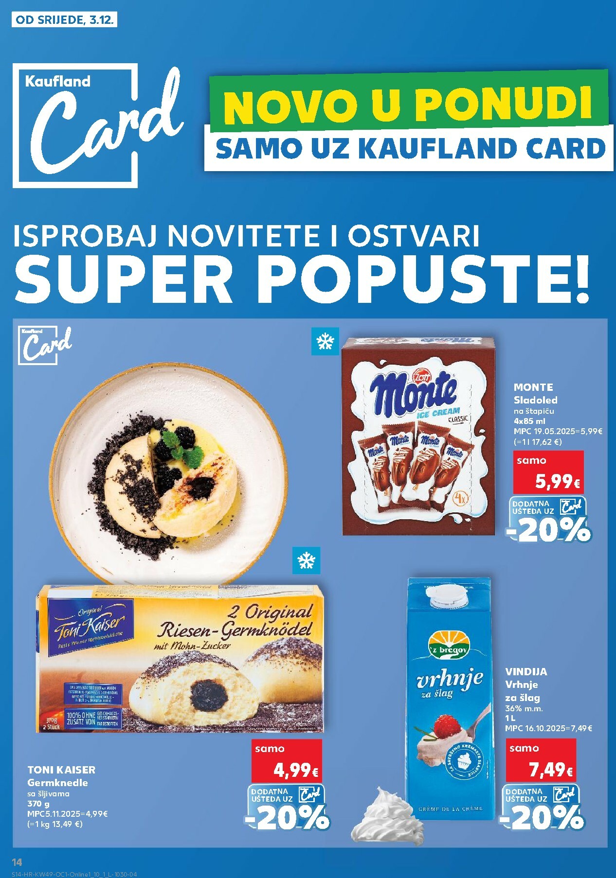 kaufland - Prelistajte katalog Kaufland - Želiš još bogatiju ponudu, vrijedi od 03.12. do 09.12. - page: 14