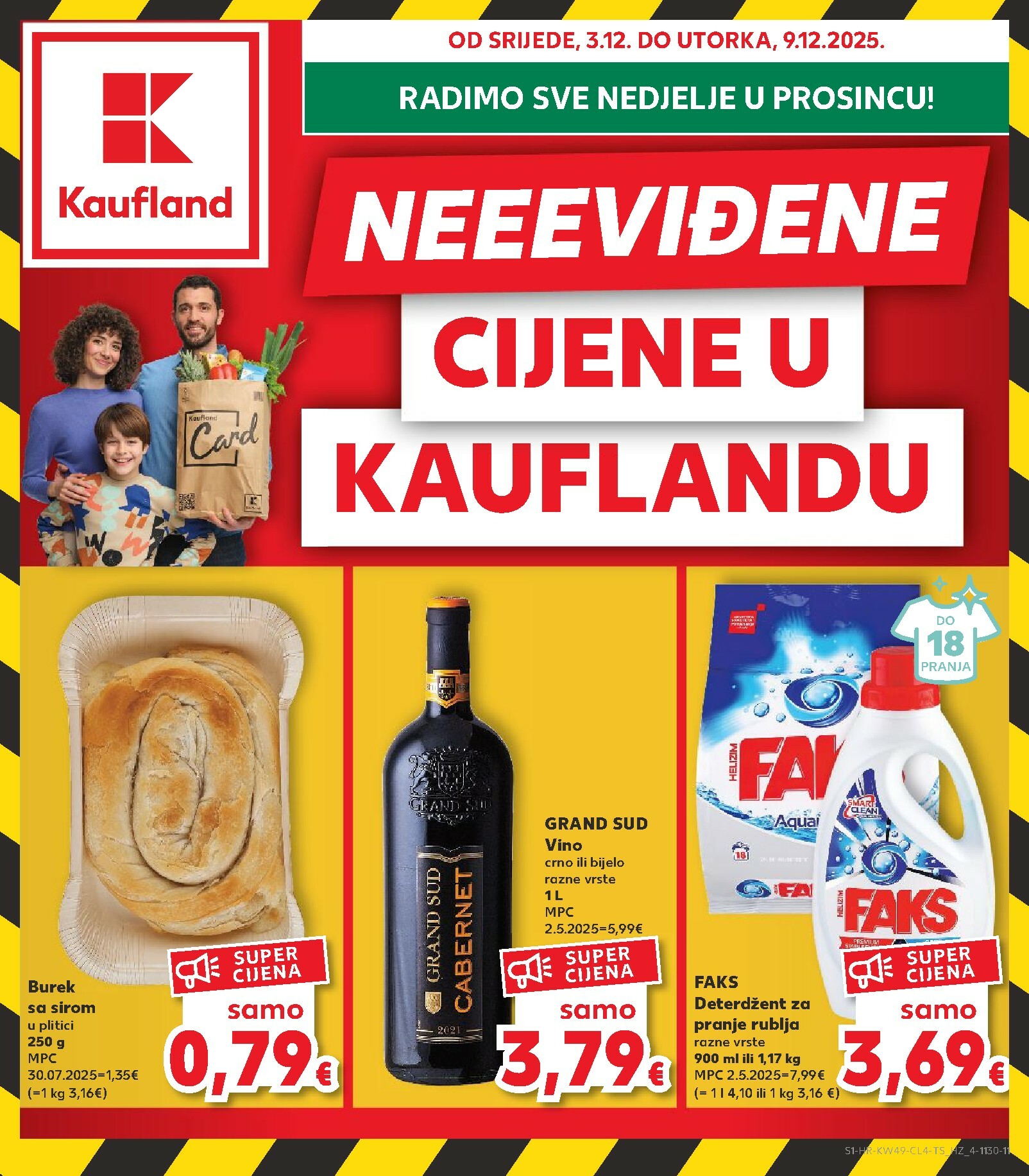 kaufland - Prelistajte katalog Kaufland - Cijene, vrijedi od 03.12. do 09.12.