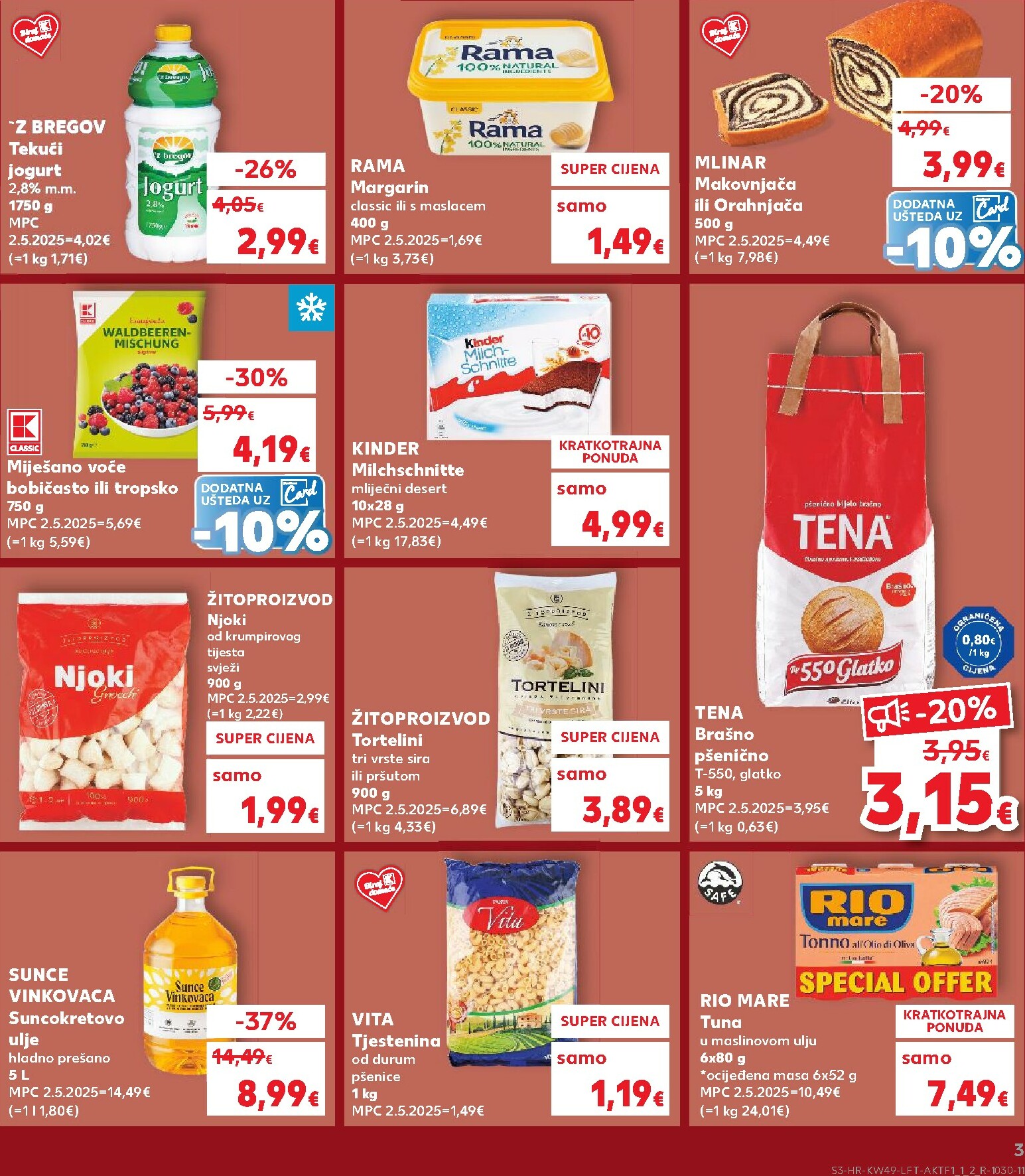 kaufland - Prelistajte katalog Kaufland - Obiteljska Pakiranja, vrijedi od 03.12. do 09.12. - page: 3
