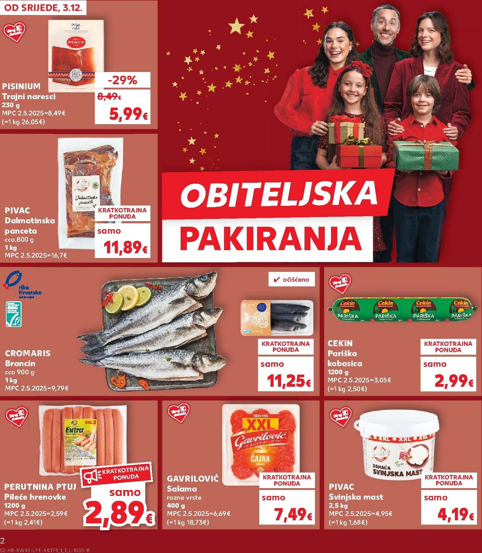 kaufland - Prelistajte katalog Kaufland - Obiteljska Pakiranja, vrijedi od 03.12. do 09.12. - page: 2