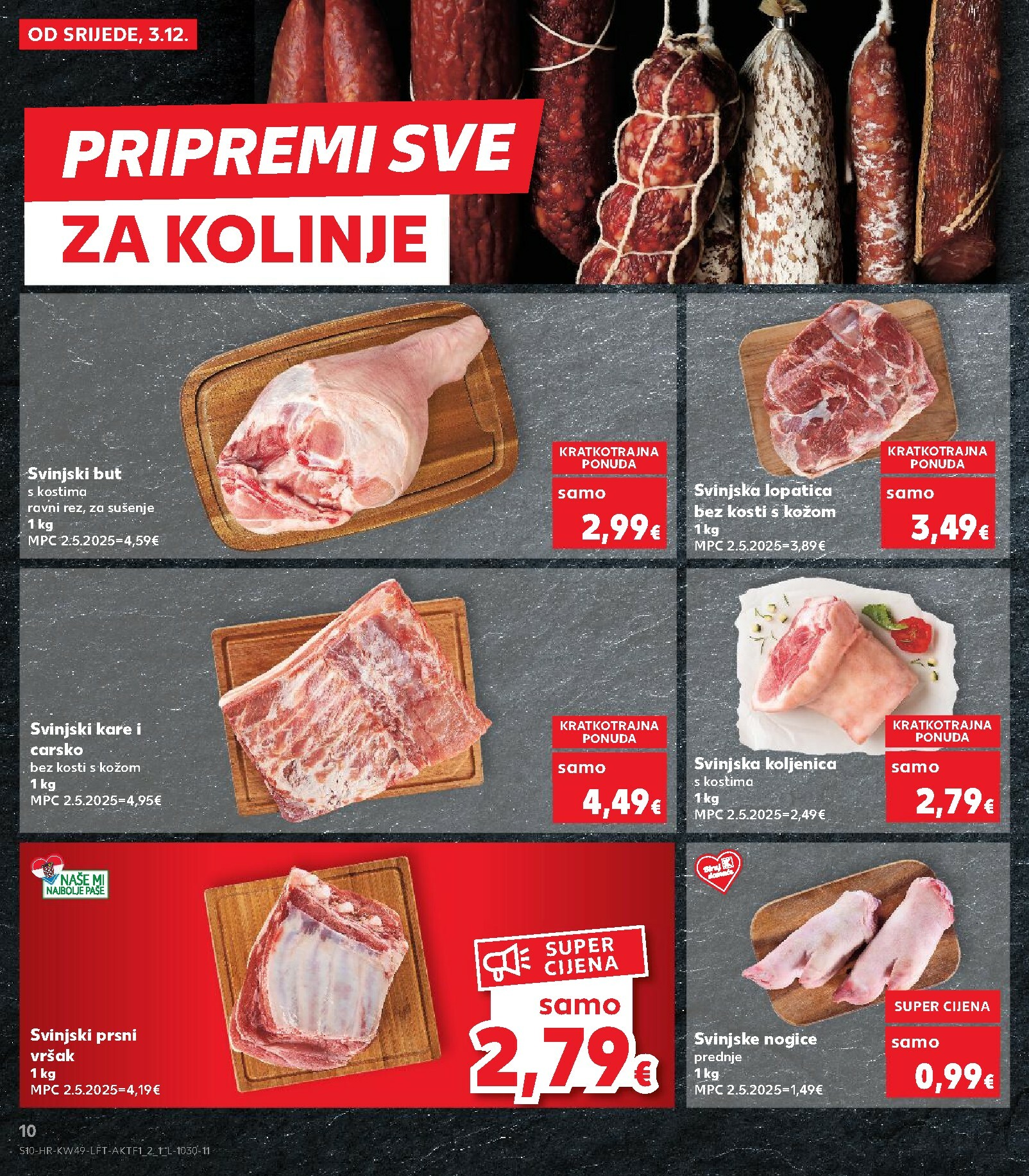 kaufland - Prelistajte katalog Kaufland - Obiteljska Pakiranja, vrijedi od 03.12. do 09.12. - page: 10