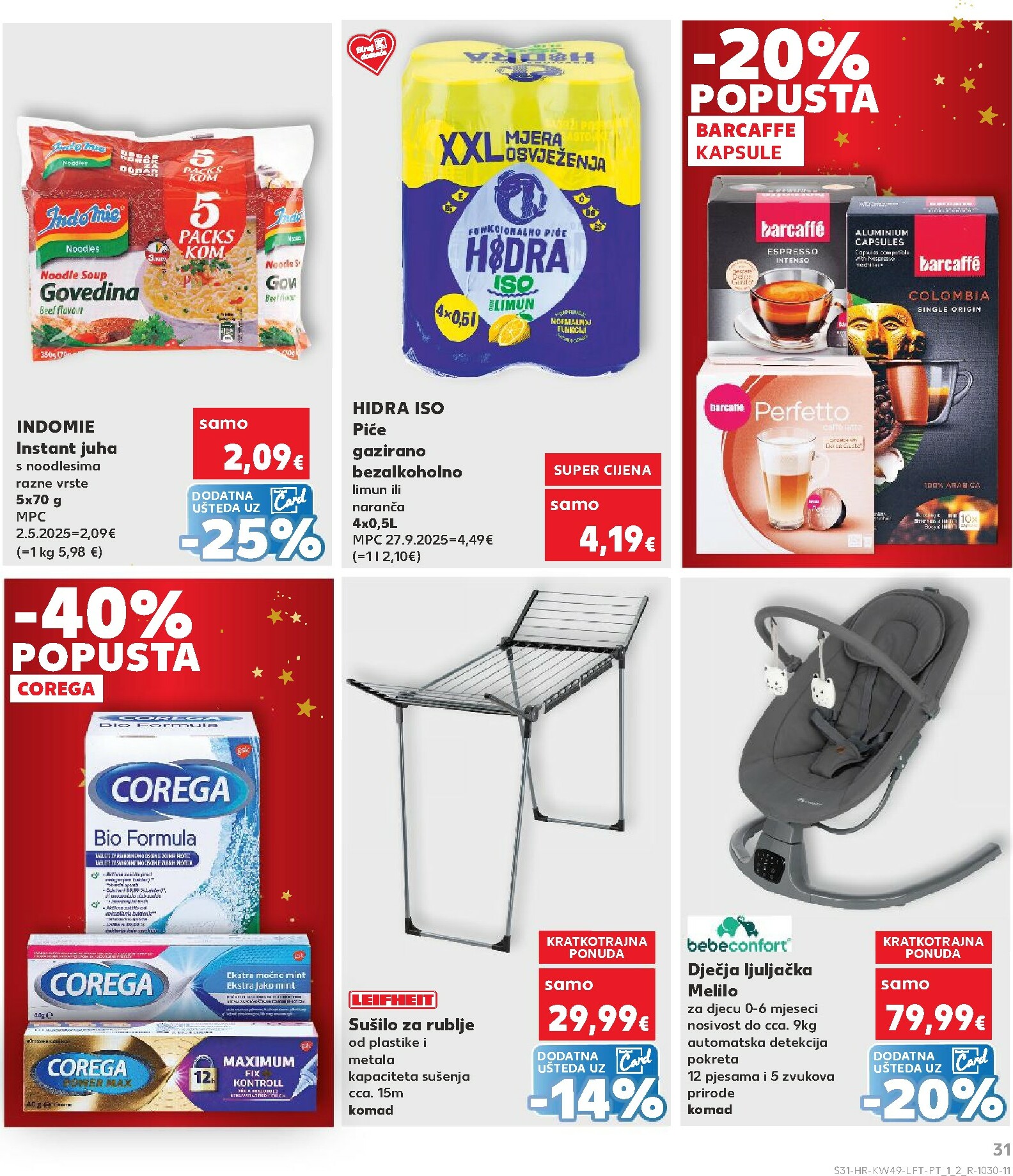 kaufland - Prelistajte katalog Kaufland - Obiteljska Pakiranja, vrijedi od 03.12. do 09.12. - page: 31
