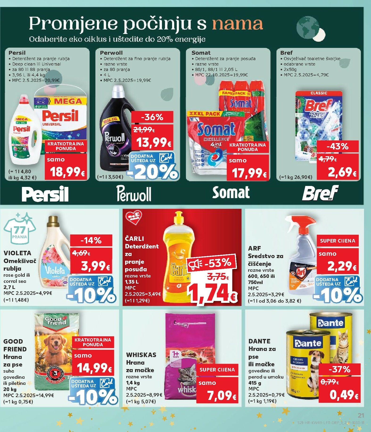 kaufland - Prelistajte katalog Kaufland - Obiteljska Pakiranja, vrijedi od 03.12. do 09.12. - page: 21