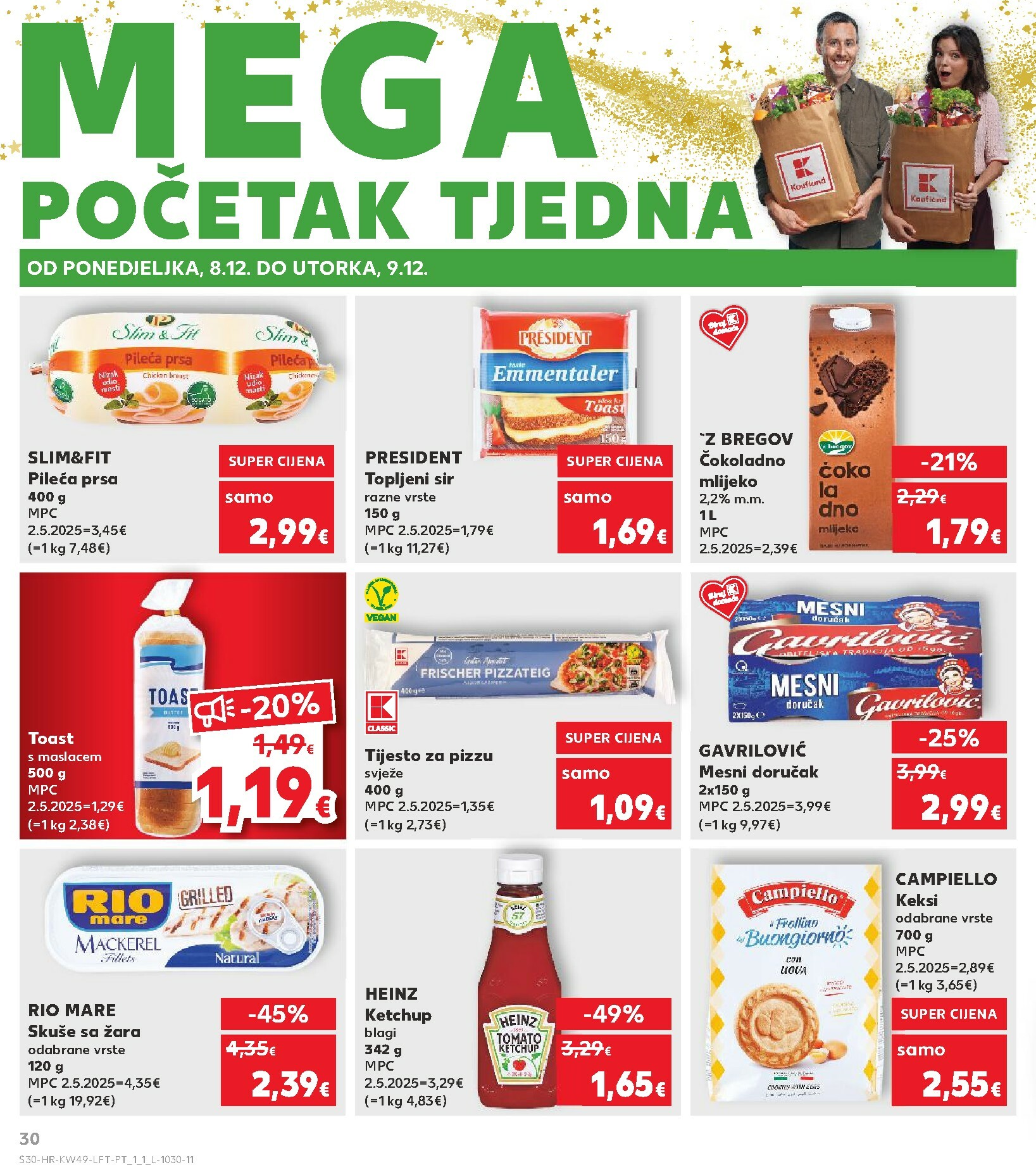 kaufland - Prelistajte katalog Kaufland - Obiteljska Pakiranja, vrijedi od 03.12. do 09.12. - page: 30