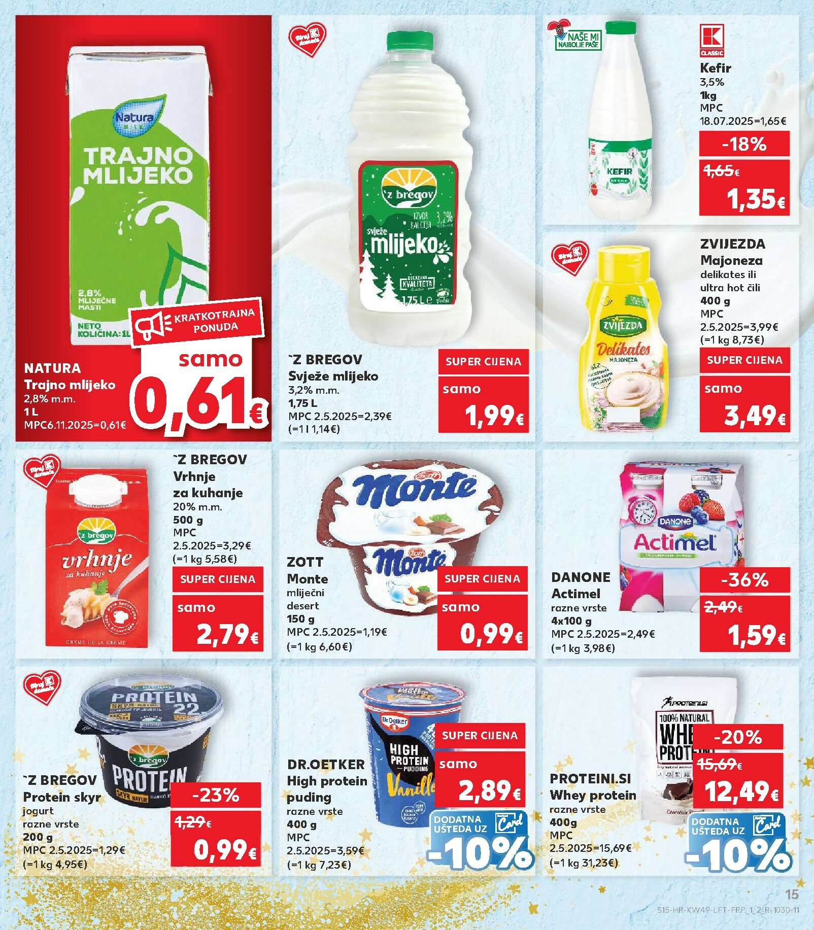 kaufland - Prelistajte katalog Kaufland - Obiteljska Pakiranja, vrijedi od 03.12. do 09.12. - page: 15