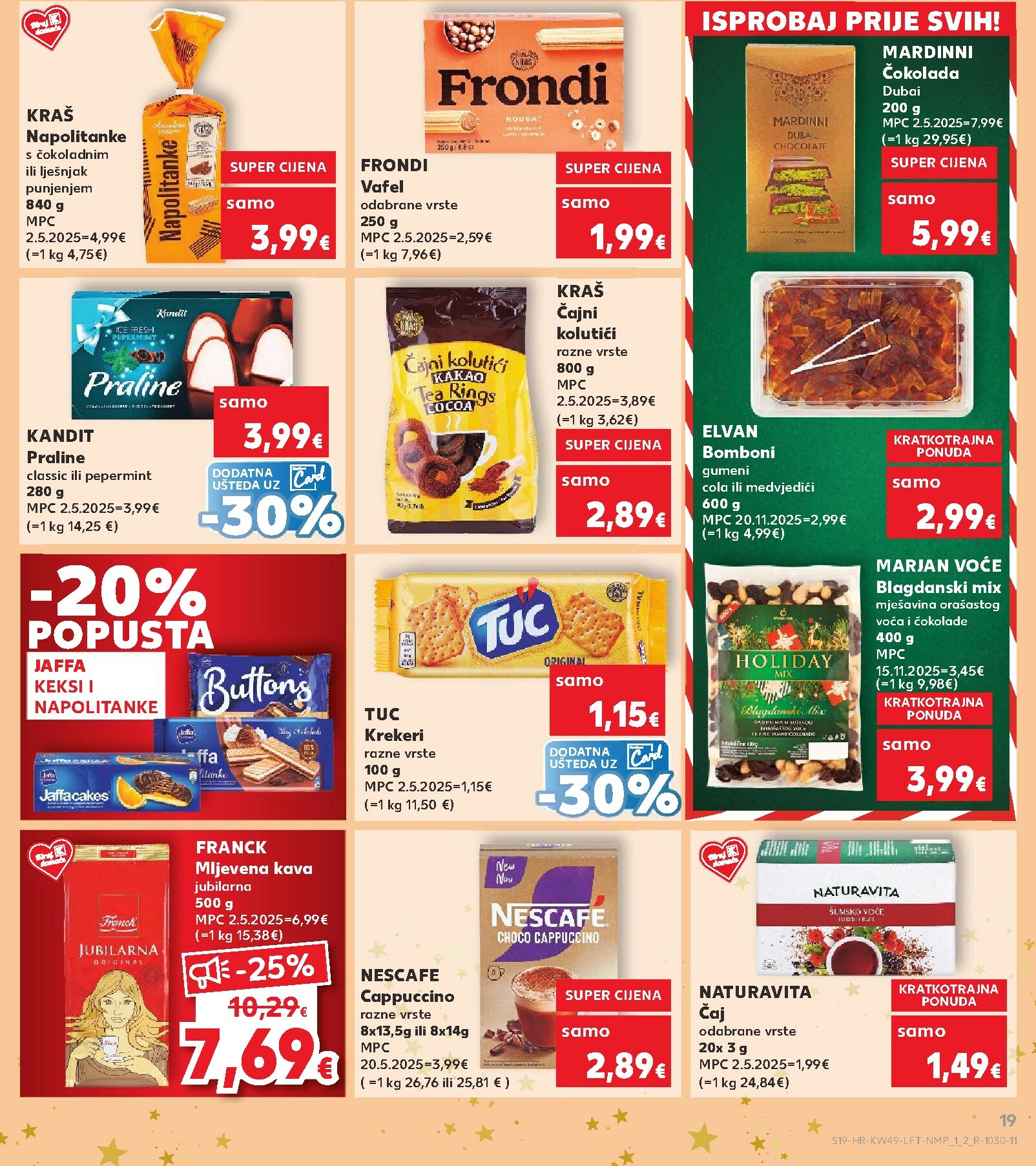 kaufland - Prelistajte katalog Kaufland - Obiteljska Pakiranja, vrijedi od 03.12. do 09.12. - page: 19