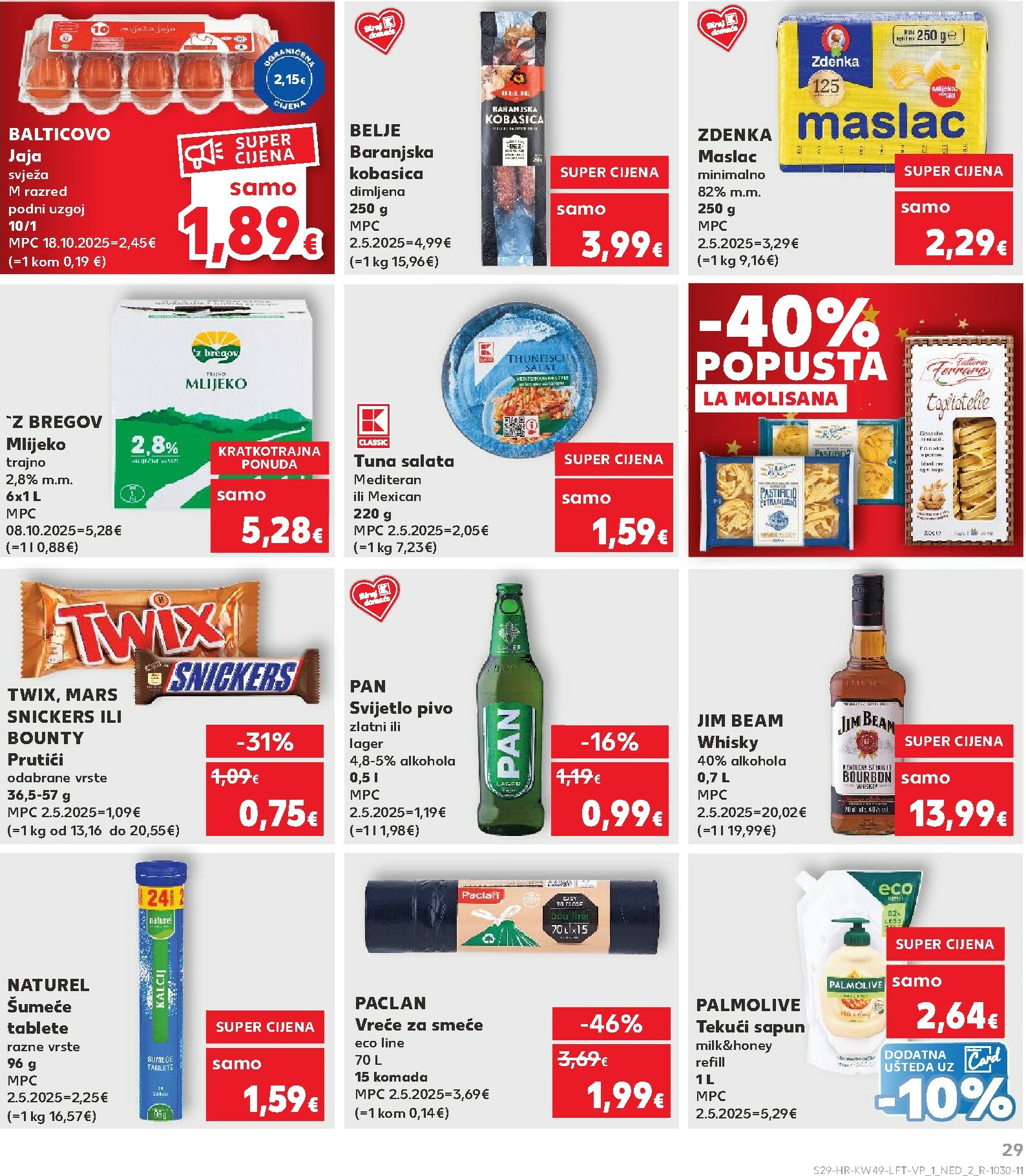 kaufland - Prelistajte katalog Kaufland - Obiteljska Pakiranja, vrijedi od 03.12. do 09.12. - page: 29