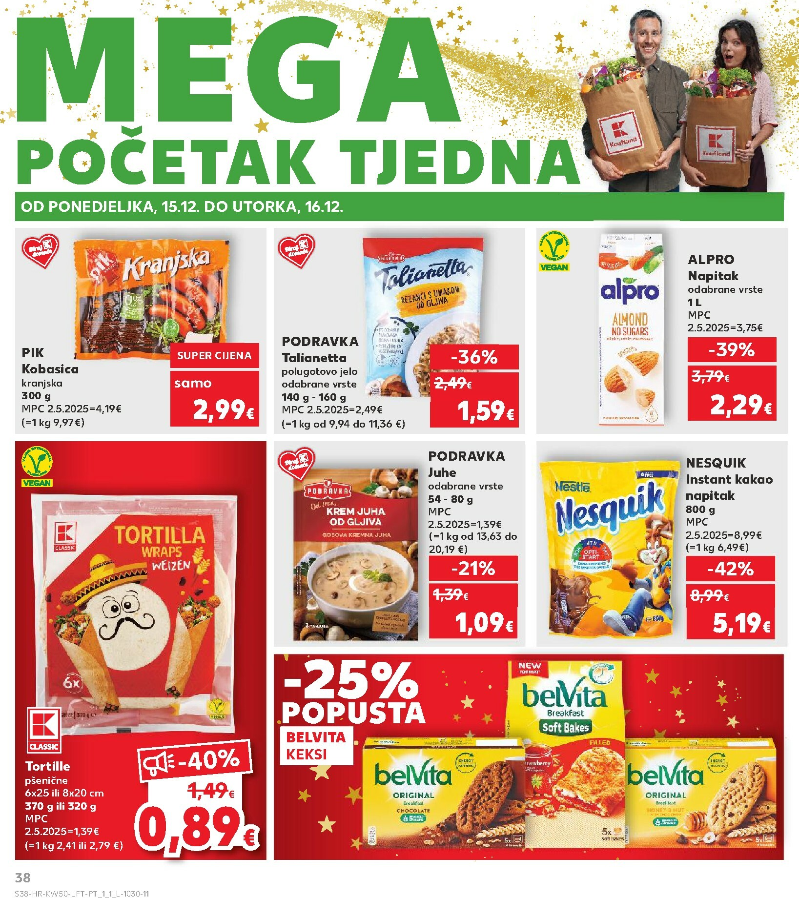 kaufland - Prelistajte katalog Kaufland, vrijedi od 10.12. do 16.12. - page: 38