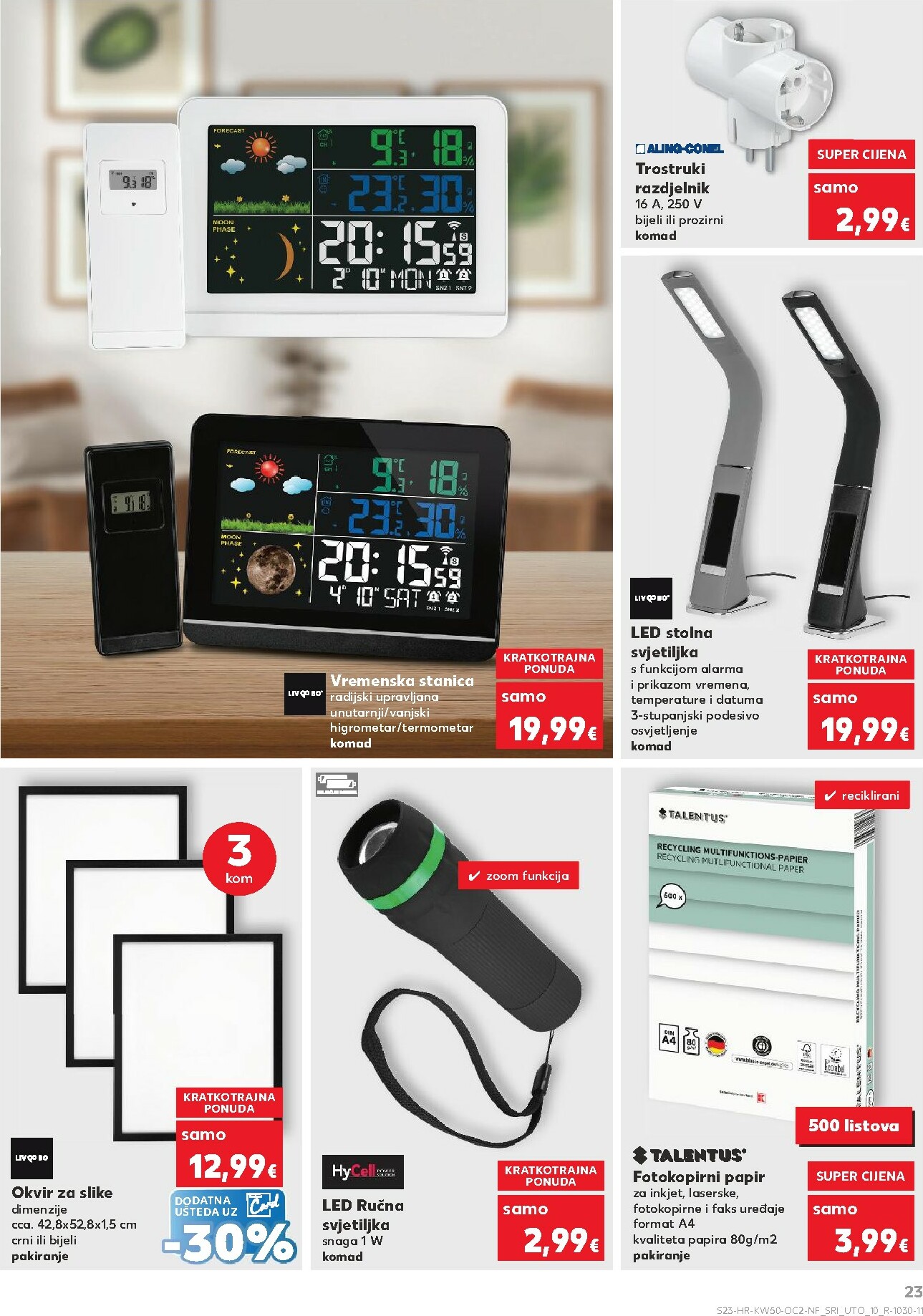 kaufland - Prelistajte katalog Kaufland - Neprehrambenih proizvoda, vrijedi od 10.12. do 16.12. - page: 23