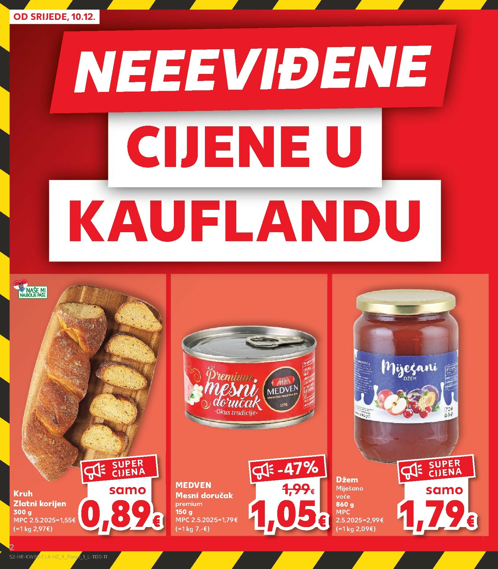 kaufland - Prelistajte katalog Kaufland - Cijene, vrijedi od 10.12. do 16.12. - page: 2