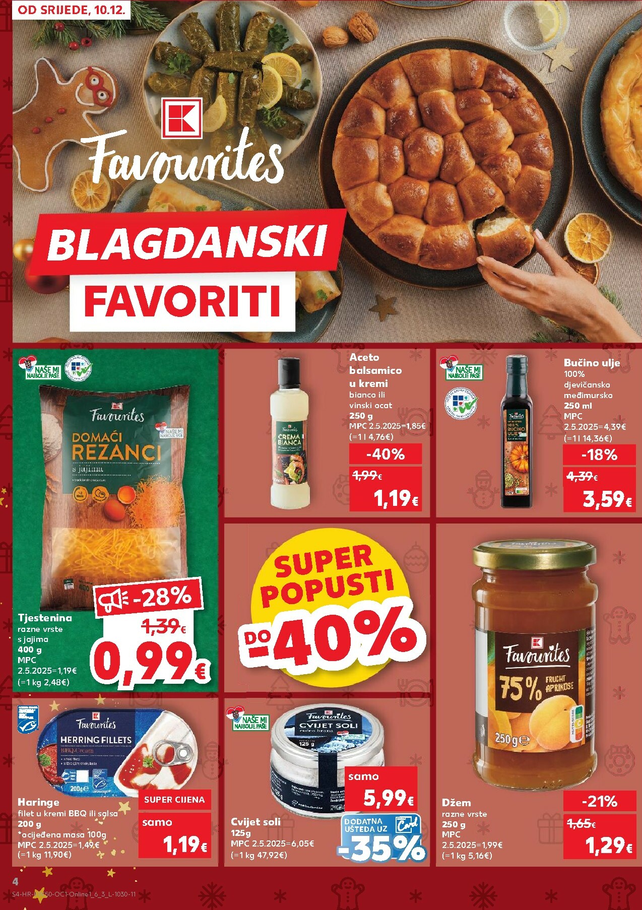 kaufland - Prelistajte katalog Kaufland - Želiš još bogatiju ponudu, vrijedi od 10.12. do 16.12. - page: 4