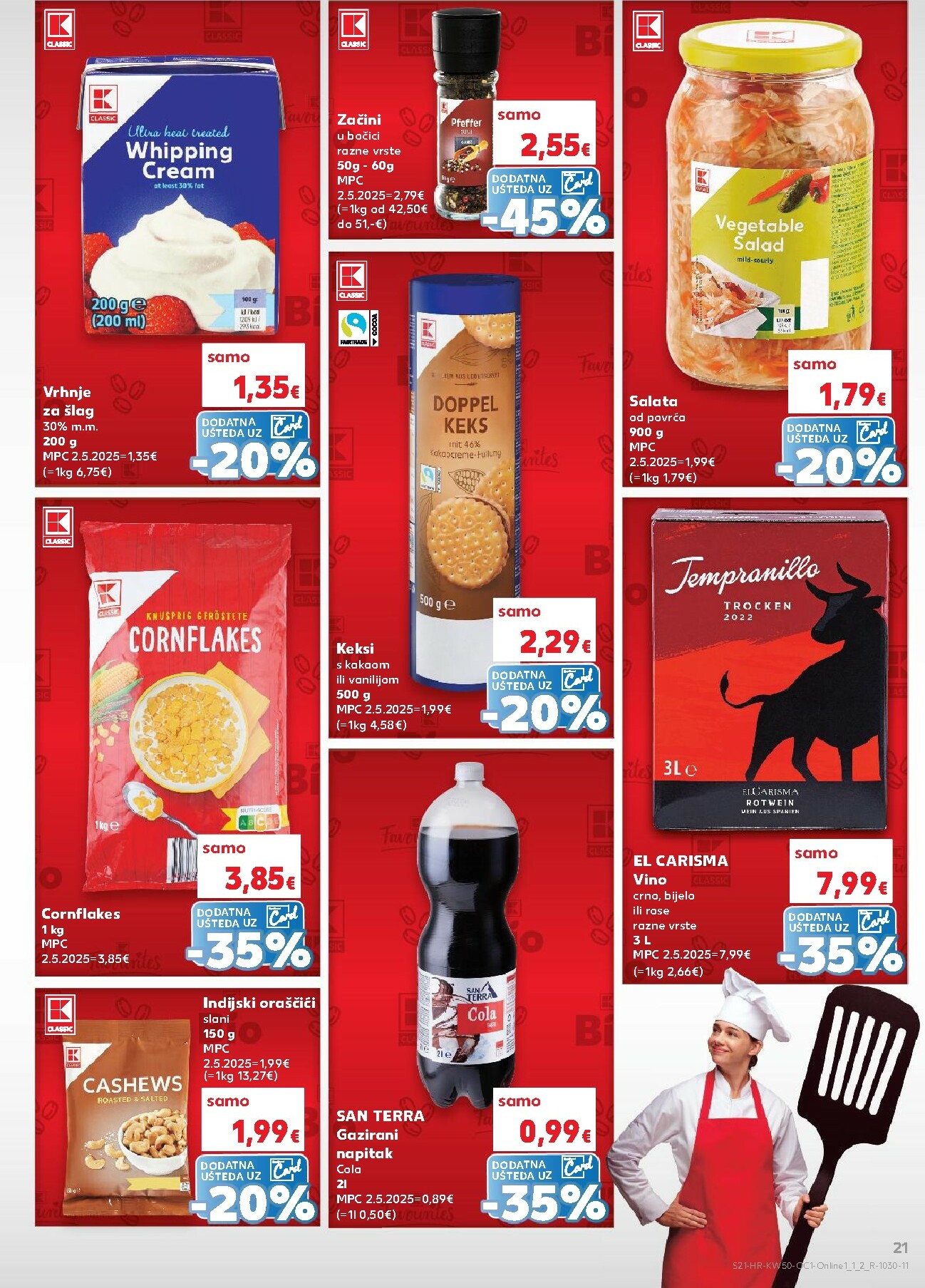 kaufland - Prelistajte katalog Kaufland - Želiš još bogatiju ponudu, vrijedi od 10.12. do 16.12. - page: 21