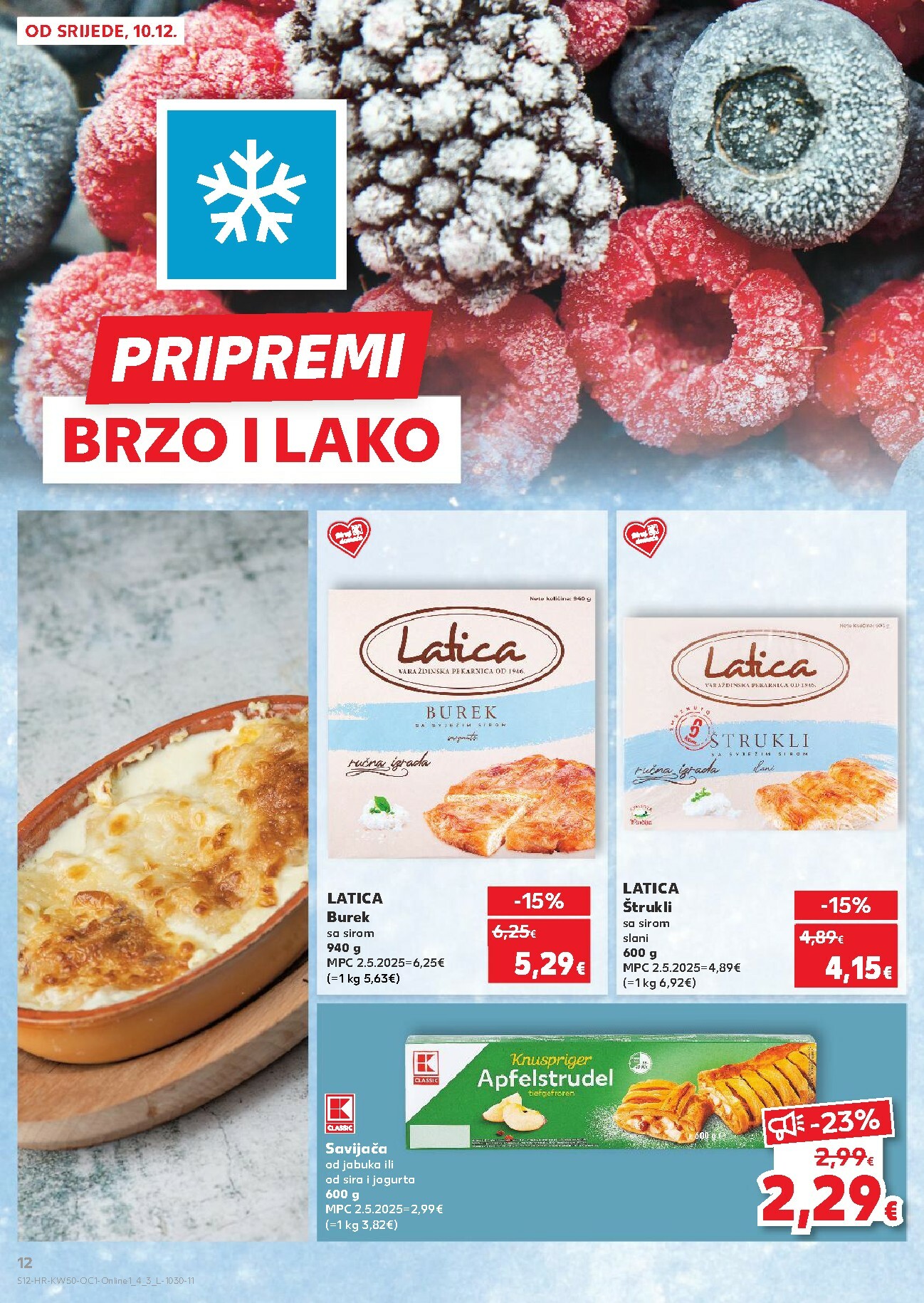 kaufland - Prelistajte katalog Kaufland - Želiš još bogatiju ponudu, vrijedi od 10.12. do 16.12. - page: 12