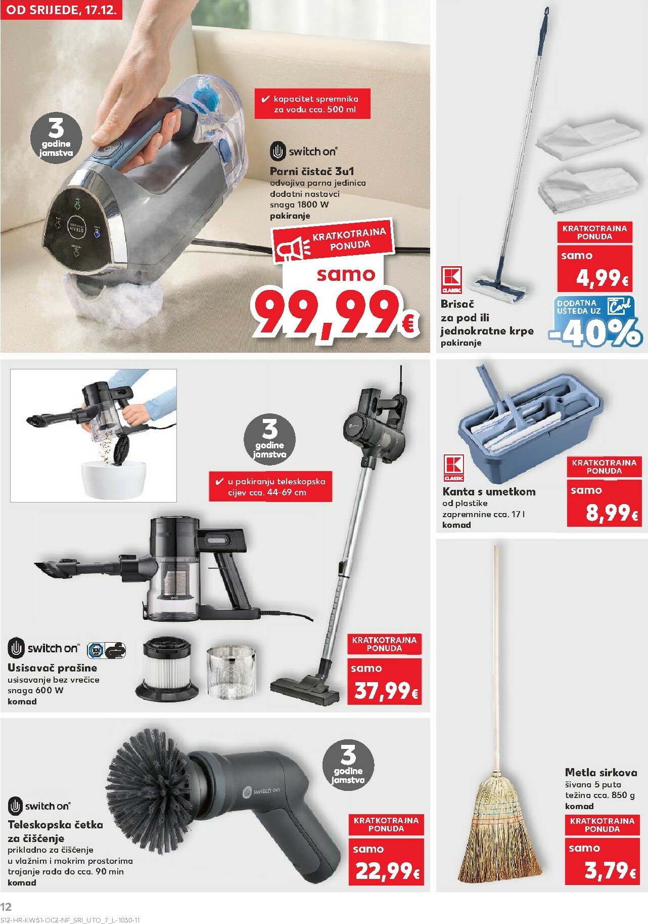 kaufland - Prelistajte katalog Kaufland - Neprehrambenih proizvoda, vrijedi od 17.12. do 26.12. - page: 12