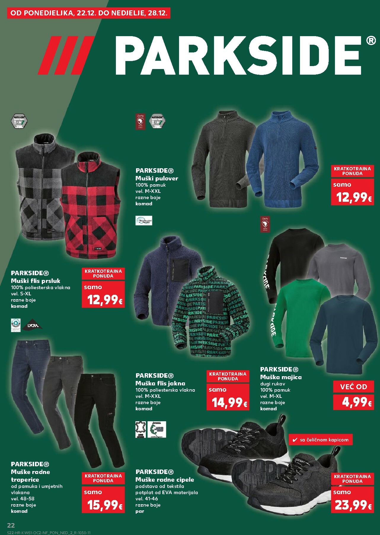 kaufland - Prelistajte katalog Kaufland - Neprehrambenih proizvoda, vrijedi od 17.12. do 26.12. - page: 22