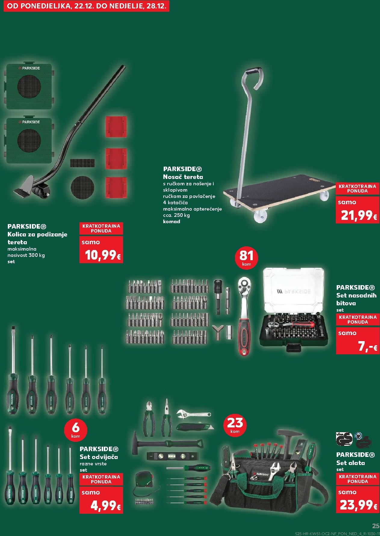 kaufland - Prelistajte katalog Kaufland - Neprehrambenih proizvoda, vrijedi od 17.12. do 26.12. - page: 25