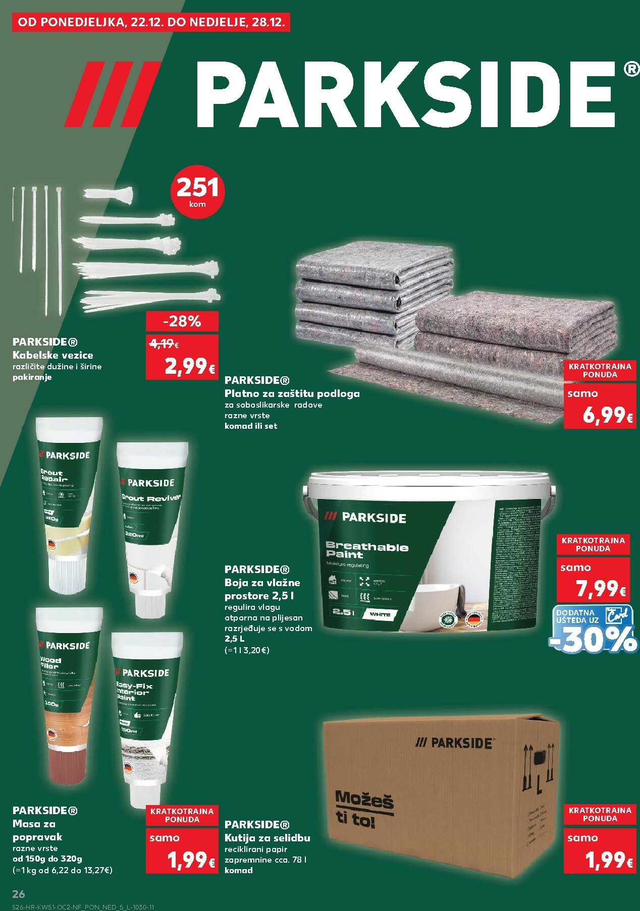 kaufland - Prelistajte katalog Kaufland - Neprehrambenih proizvoda, vrijedi od 17.12. do 26.12. - page: 26