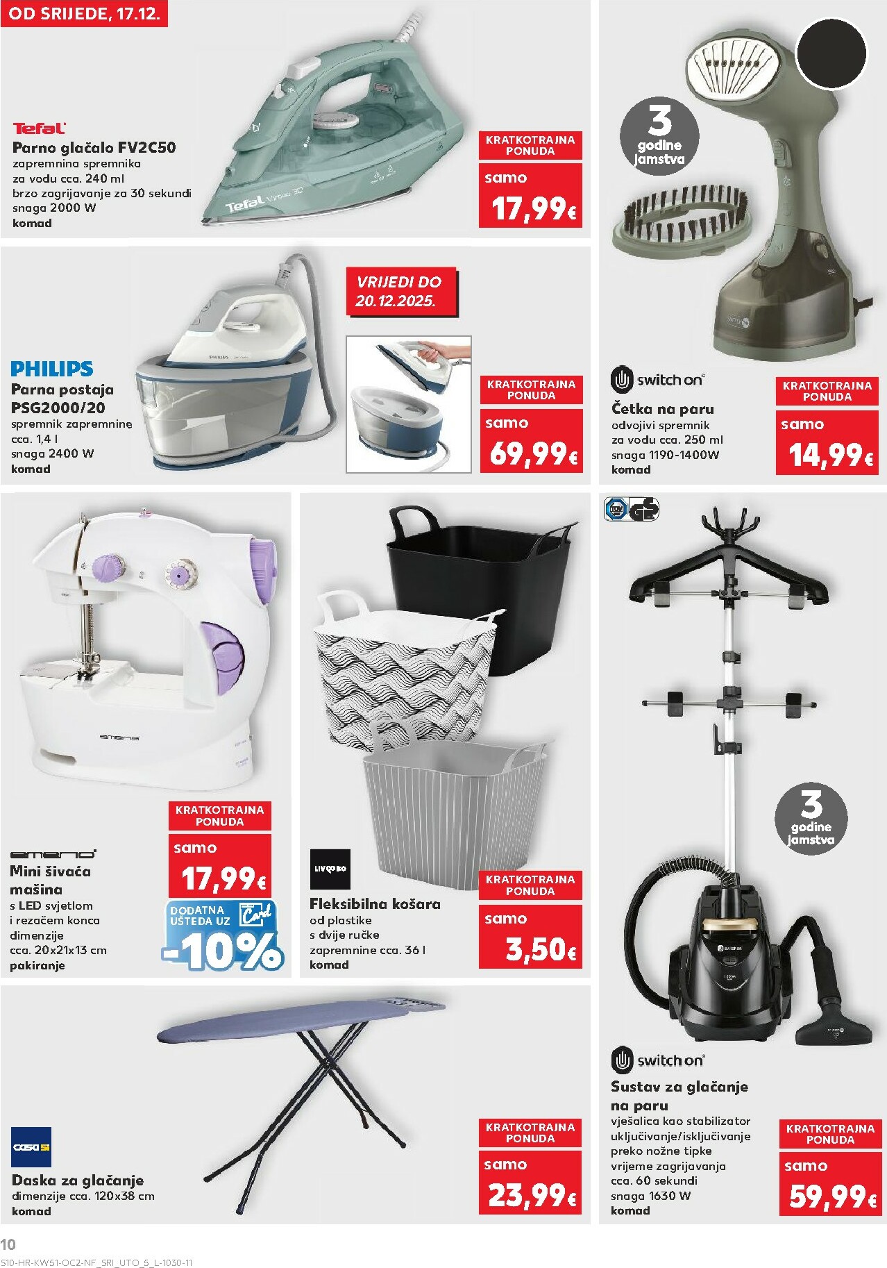 kaufland - Prelistajte katalog Kaufland - Neprehrambenih proizvoda, vrijedi od 17.12. do 26.12. - page: 10