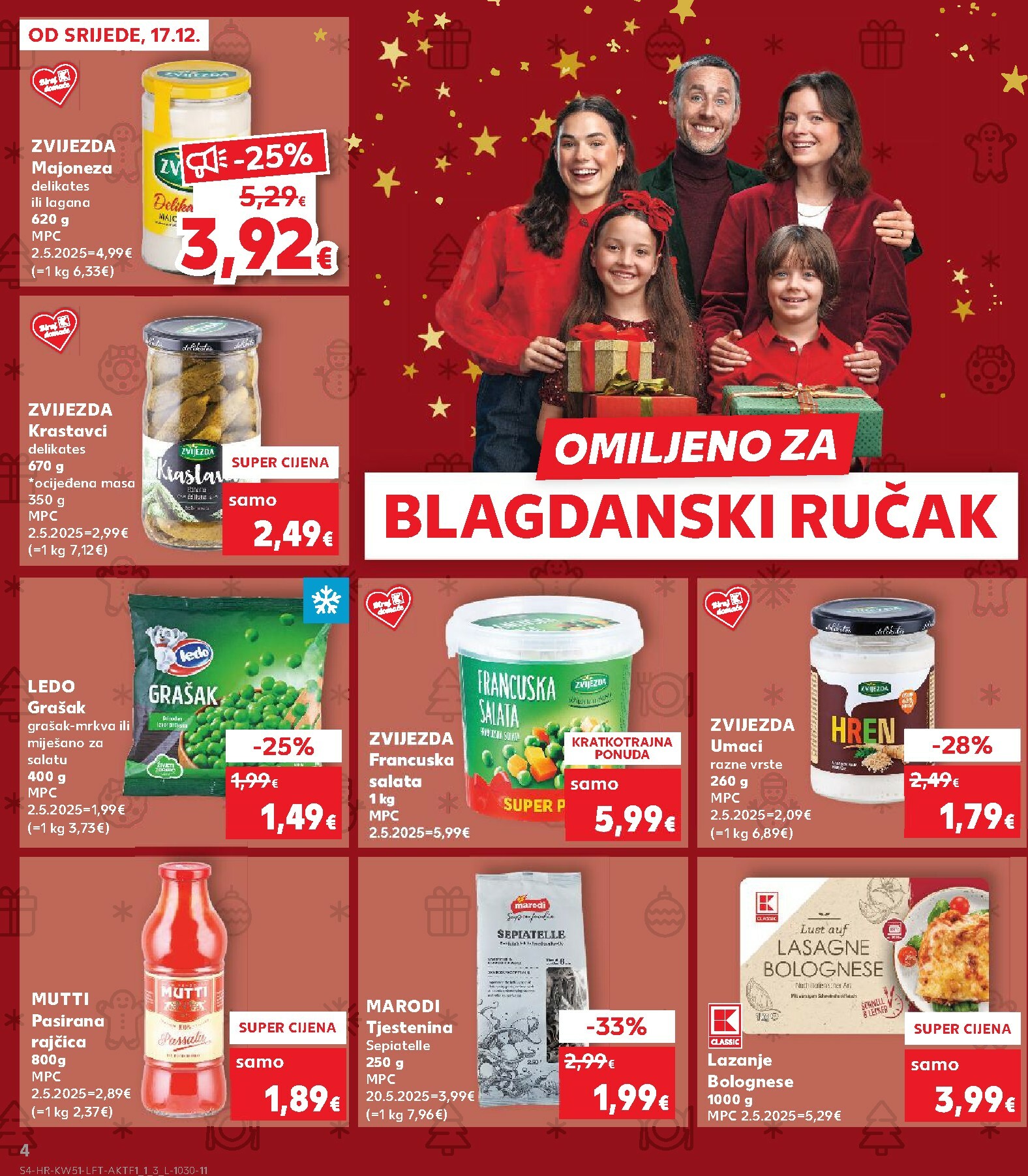 kaufland - Prelistajte katalog Kaufland, vrijedi od 17.12. do 26.12. - page: 4