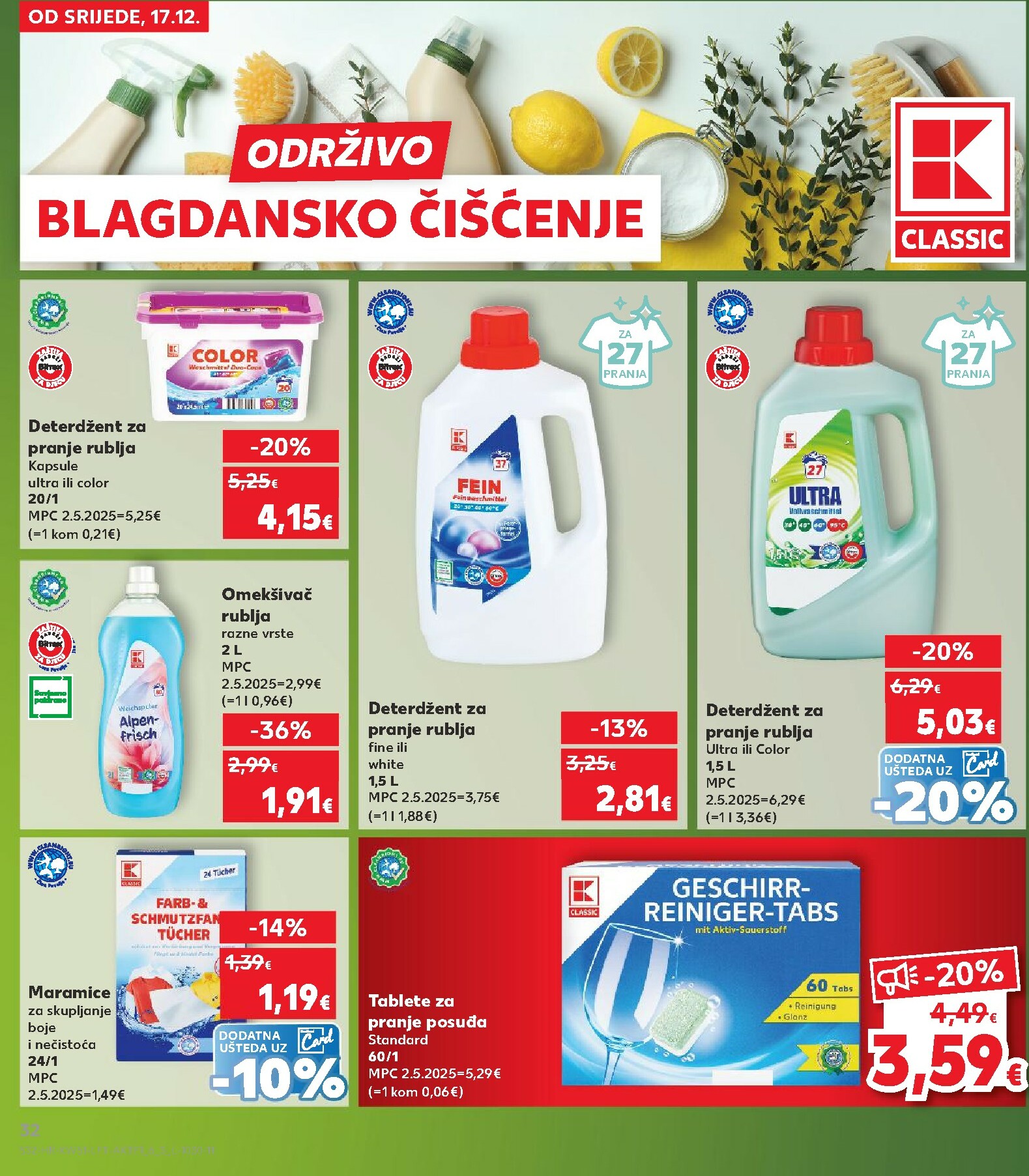kaufland - Prelistajte katalog Kaufland, vrijedi od 17.12. do 26.12. - page: 32