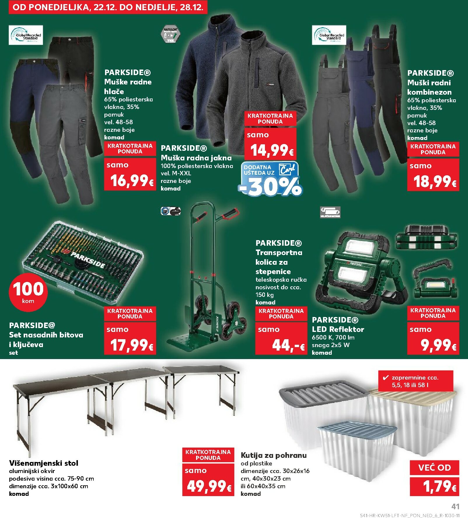 kaufland - Prelistajte katalog Kaufland, vrijedi od 17.12. do 26.12. - page: 41