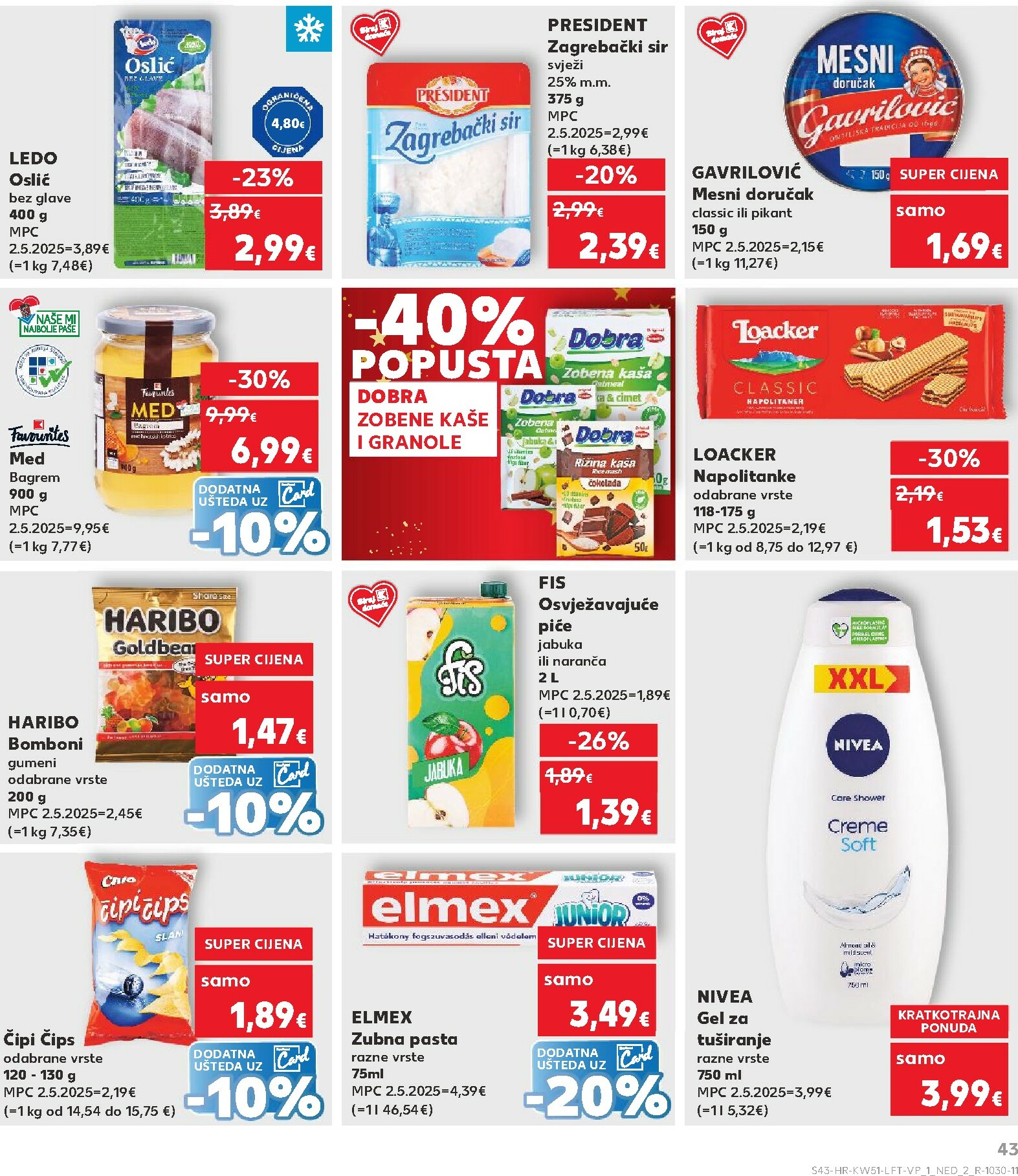 kaufland - Prelistajte katalog Kaufland, vrijedi od 17.12. do 26.12. - page: 43