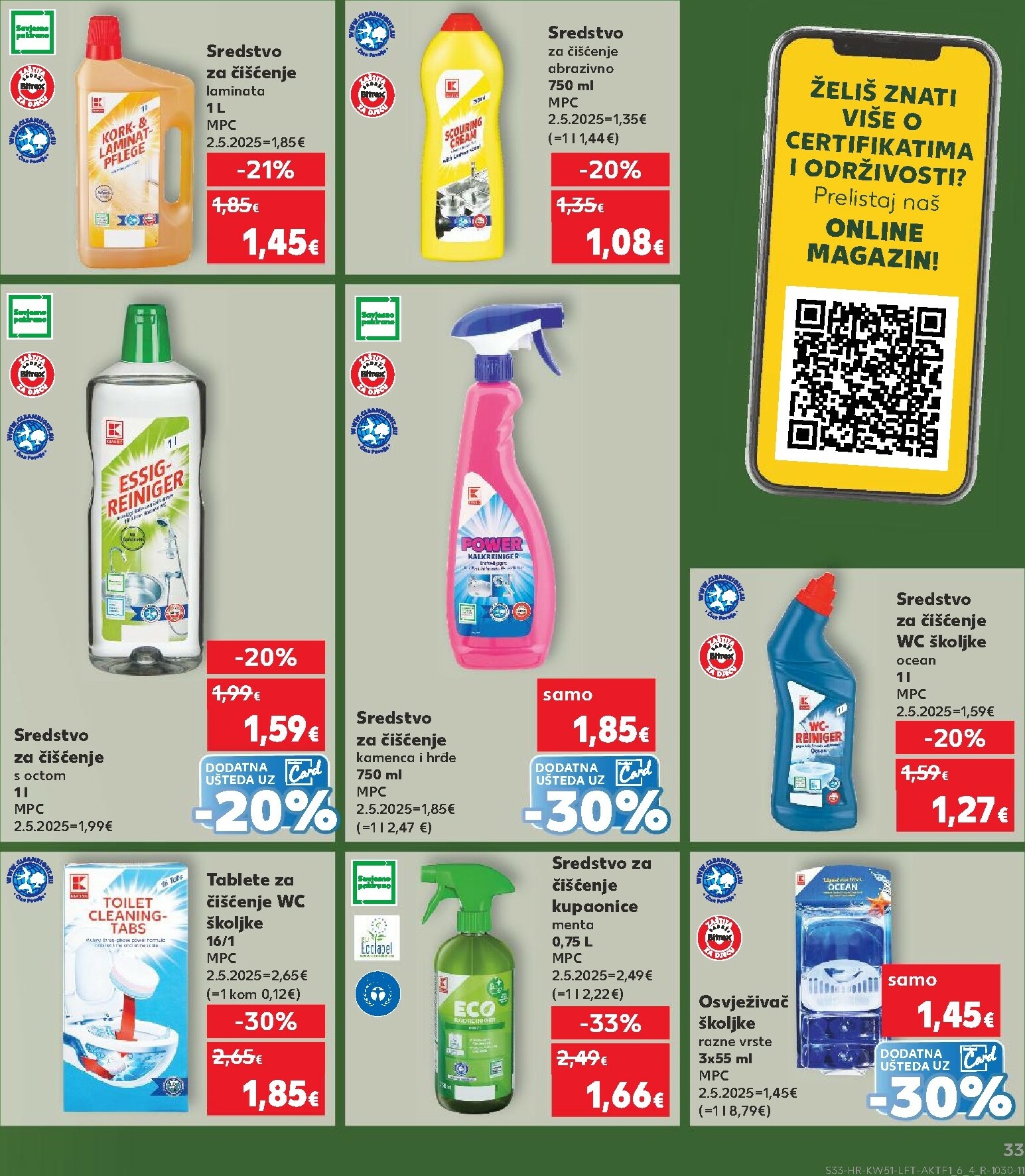 kaufland - Prelistajte katalog Kaufland, vrijedi od 17.12. do 26.12. - page: 33